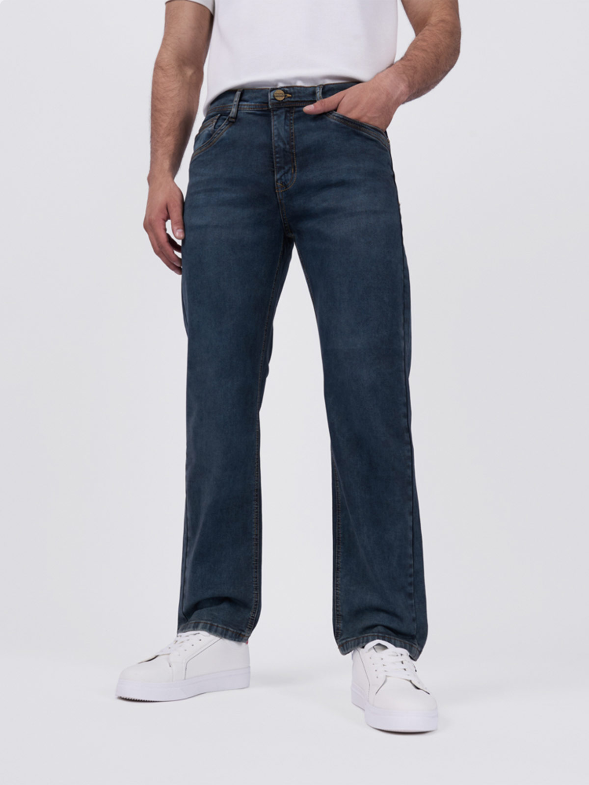 JEAN REGULAR FIT HOMBRE BRONCO ALGODÓN - 2