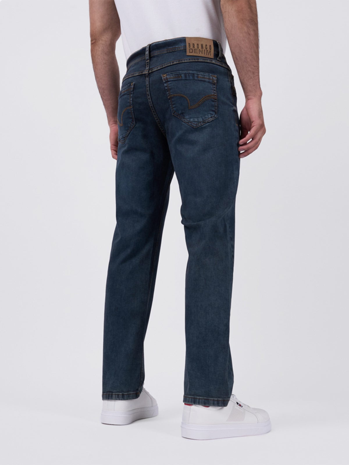 JEAN REGULAR FIT HOMBRE BRONCO ALGODÓN - 3