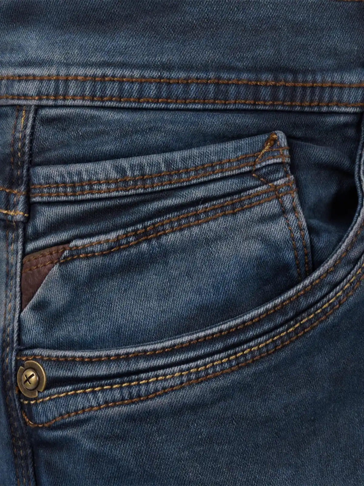 JEAN REGULAR FIT HOMBRE BRONCO ALGODÓN - 4