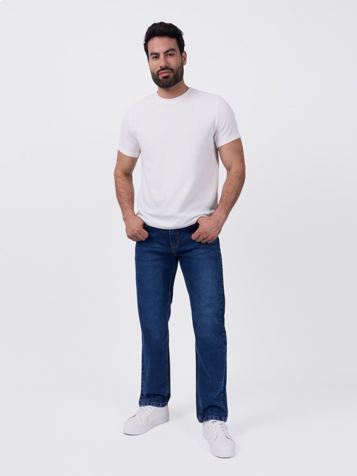 JEAN REGULAR FIT HOMBRE BRONCO ALGODÓN - 1