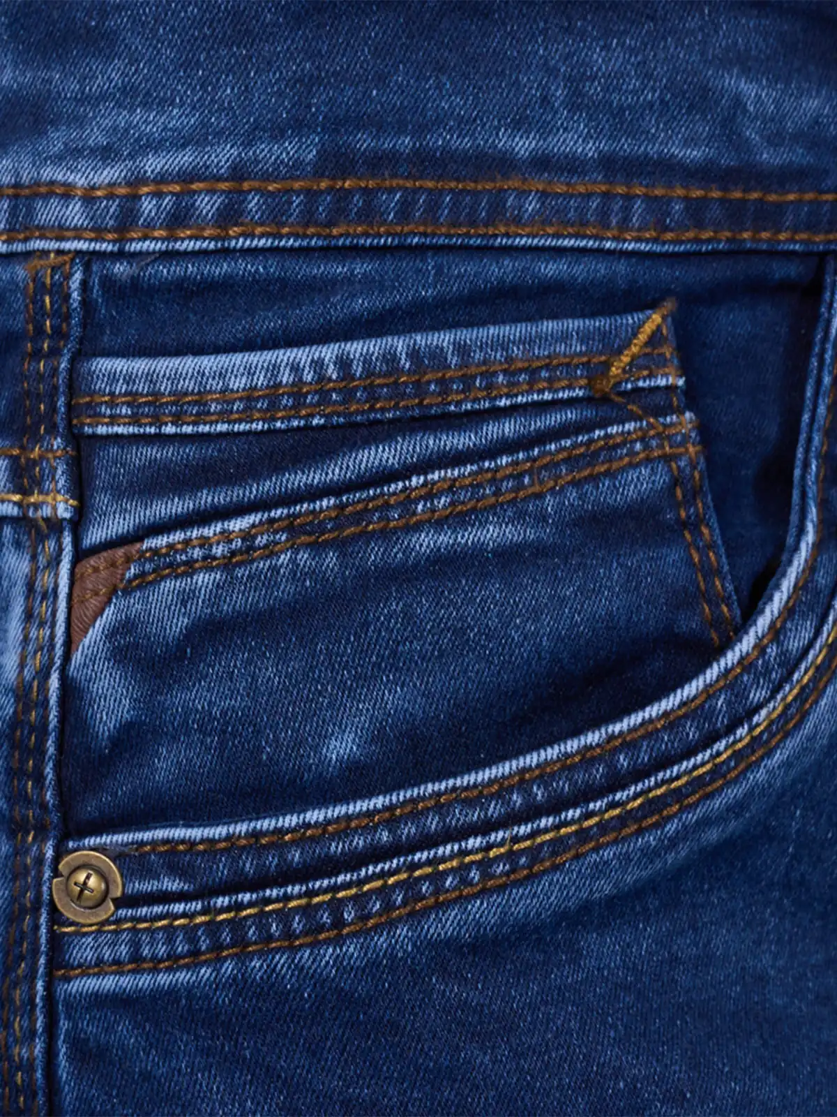 JEAN REGULAR FIT HOMBRE BRONCO ALGODÓN - 4