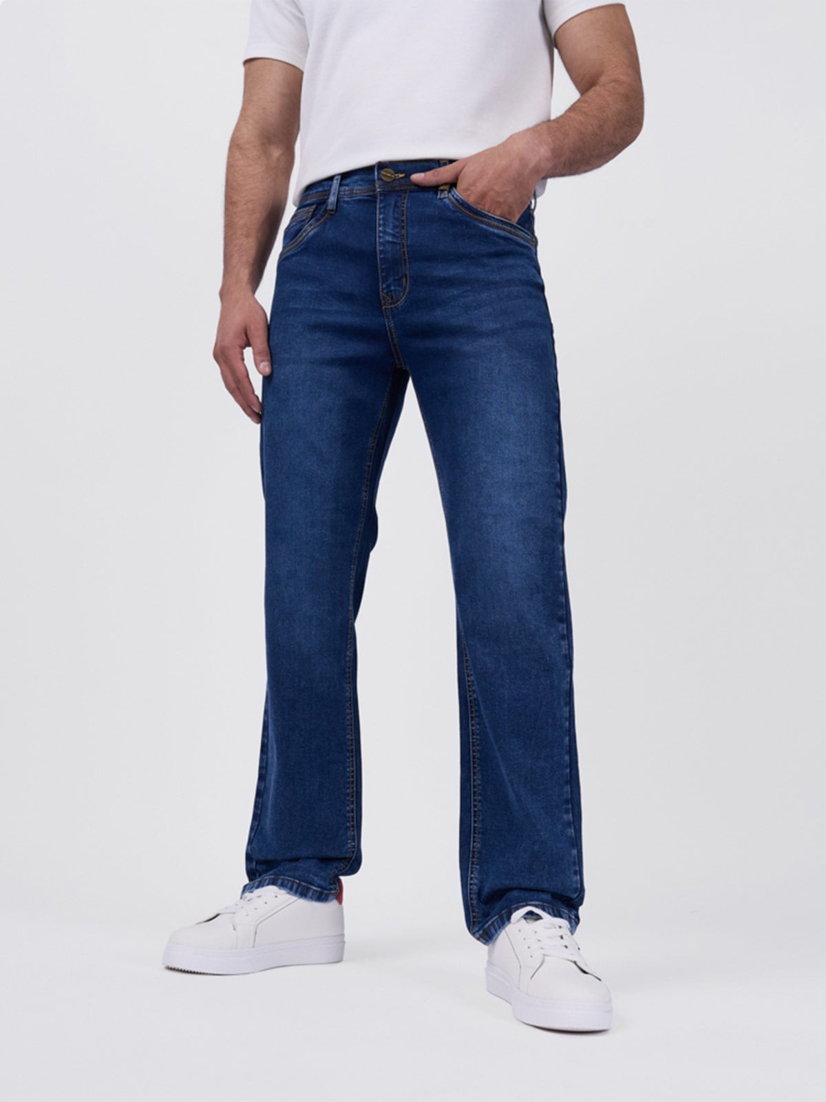 JEAN REGULAR FIT HOMBRE BRONCO ALGODÓN - 2