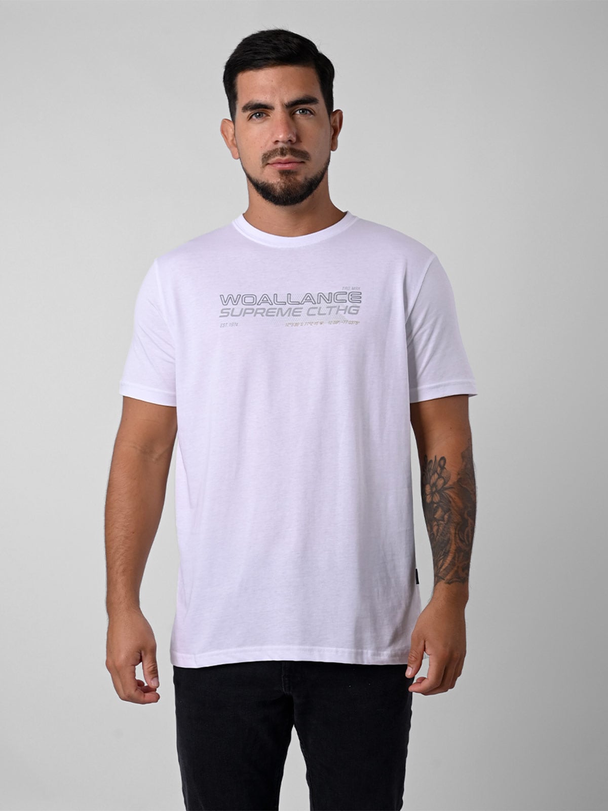 POLO MANGA CORTA ALGODÓN HOMBRE WOALLANCE CLASICO - 1