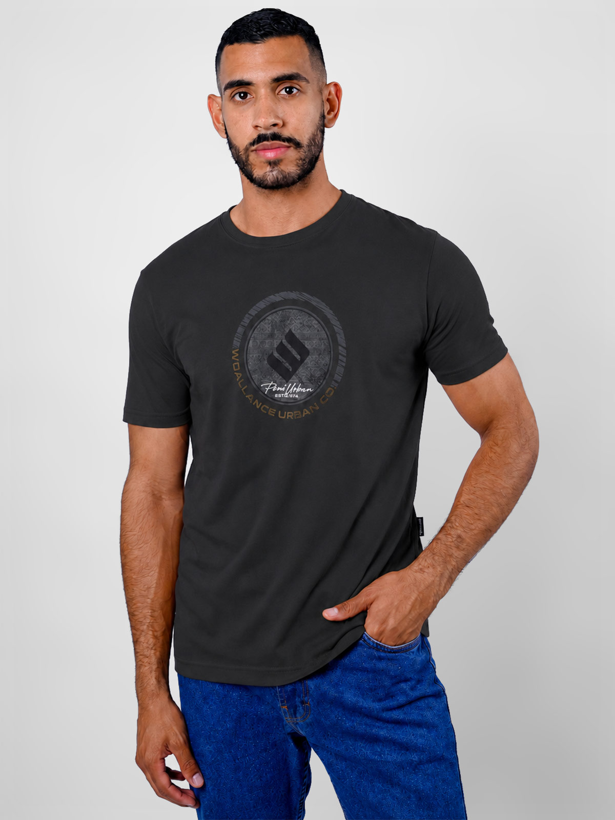 POLO MANGA CORTA ALGODÓN HOMBRE WOALLANCE CLASICO - 1