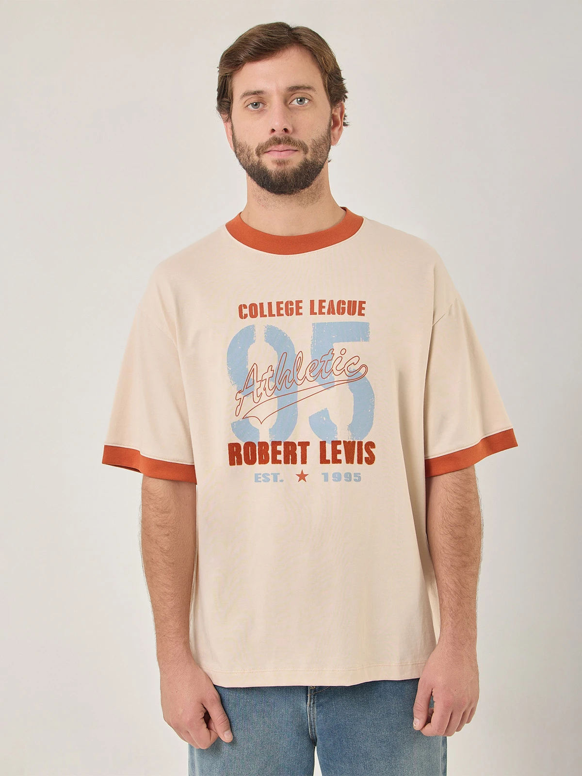 POLO MANGA CORTA ALGODÓN HOMBRE ROBERT LEWIS - 1