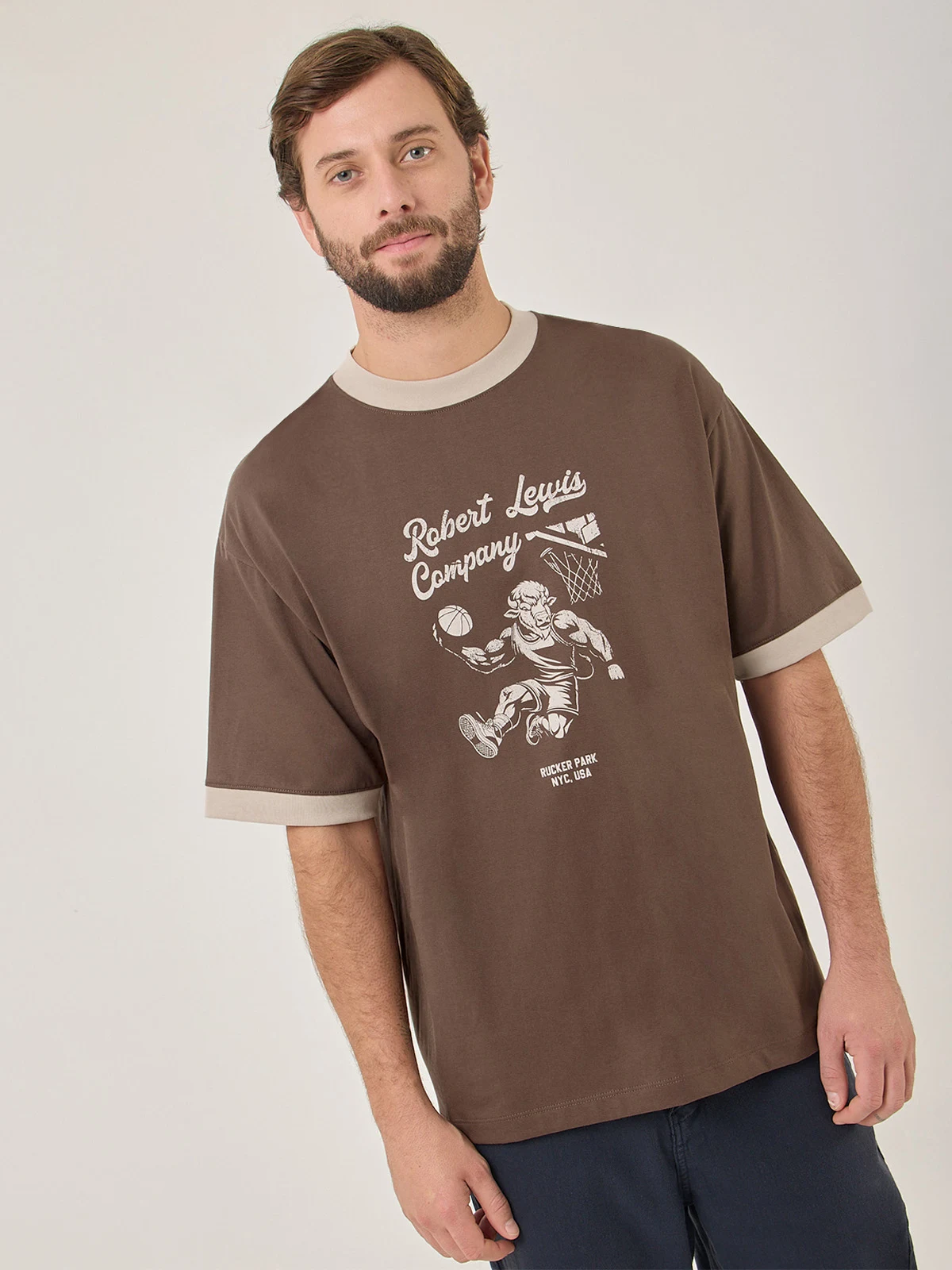 POLO MANGA CORTA ALGODÓN HOMBRE ROBERT LEWIS - 1