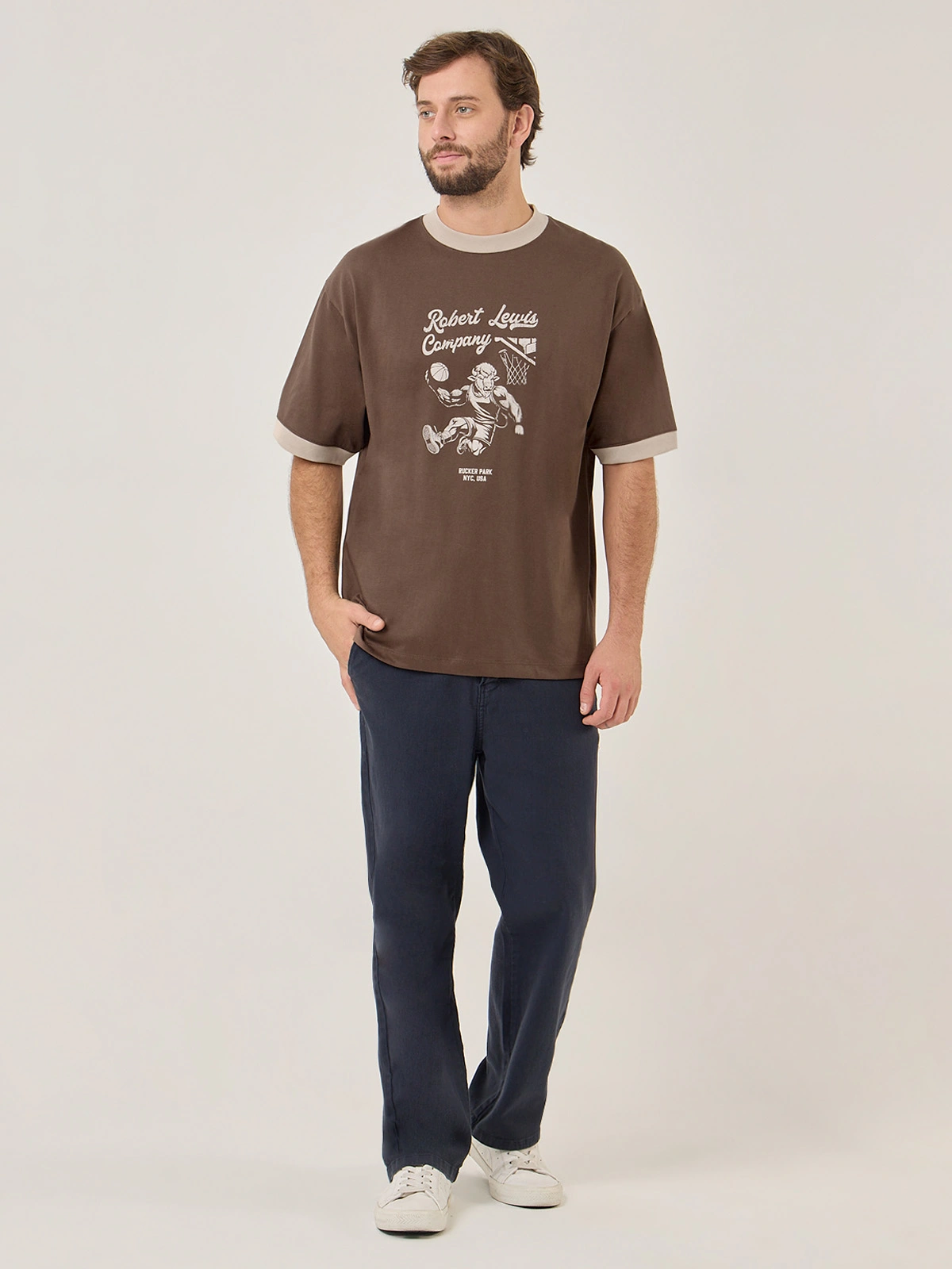 POLO MANGA CORTA ALGODÓN HOMBRE ROBERT LEWIS - 5