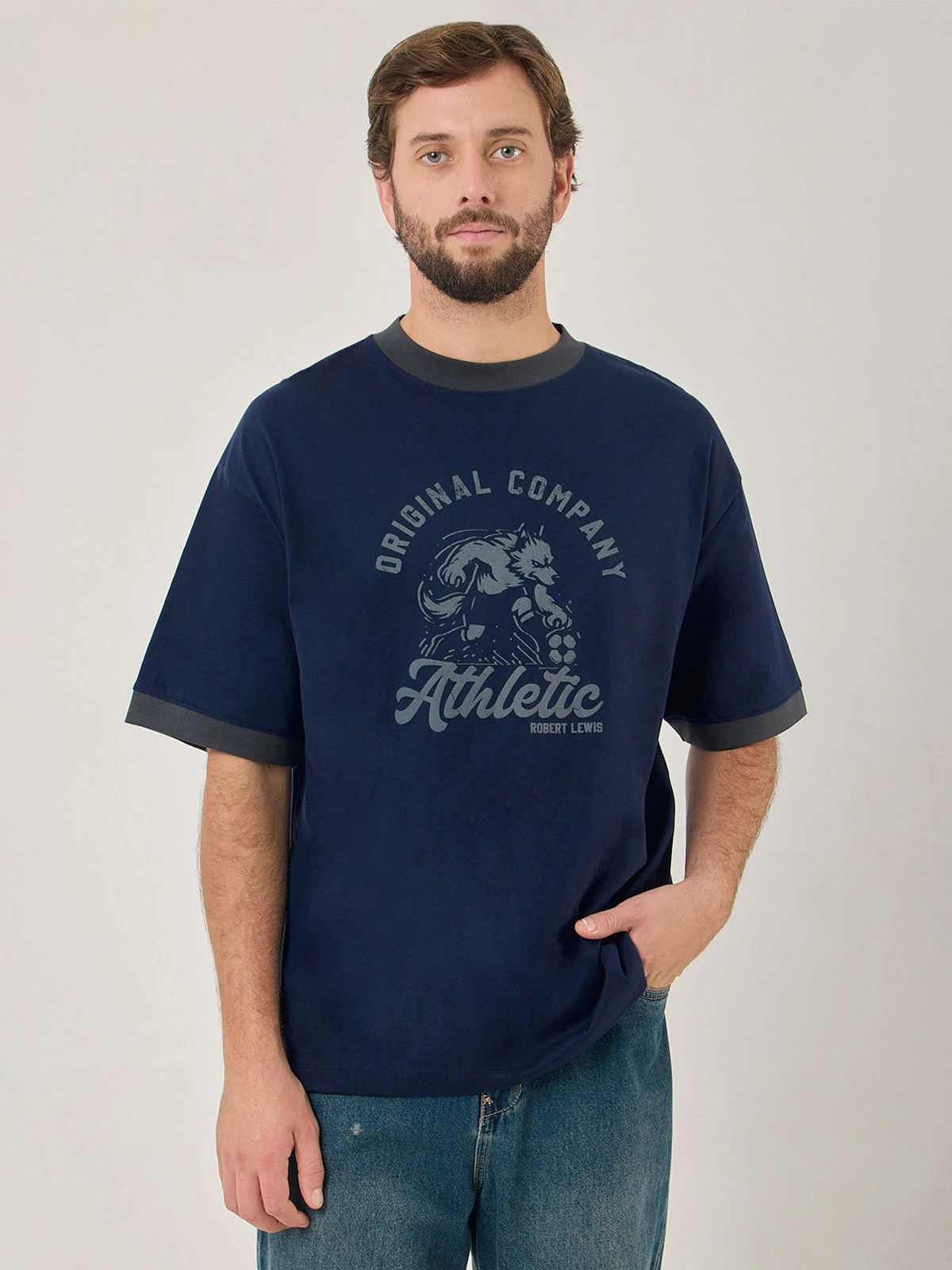 POLO MANGA CORTA ALGODÓN HOMBRE ROBERT LEWIS - 1