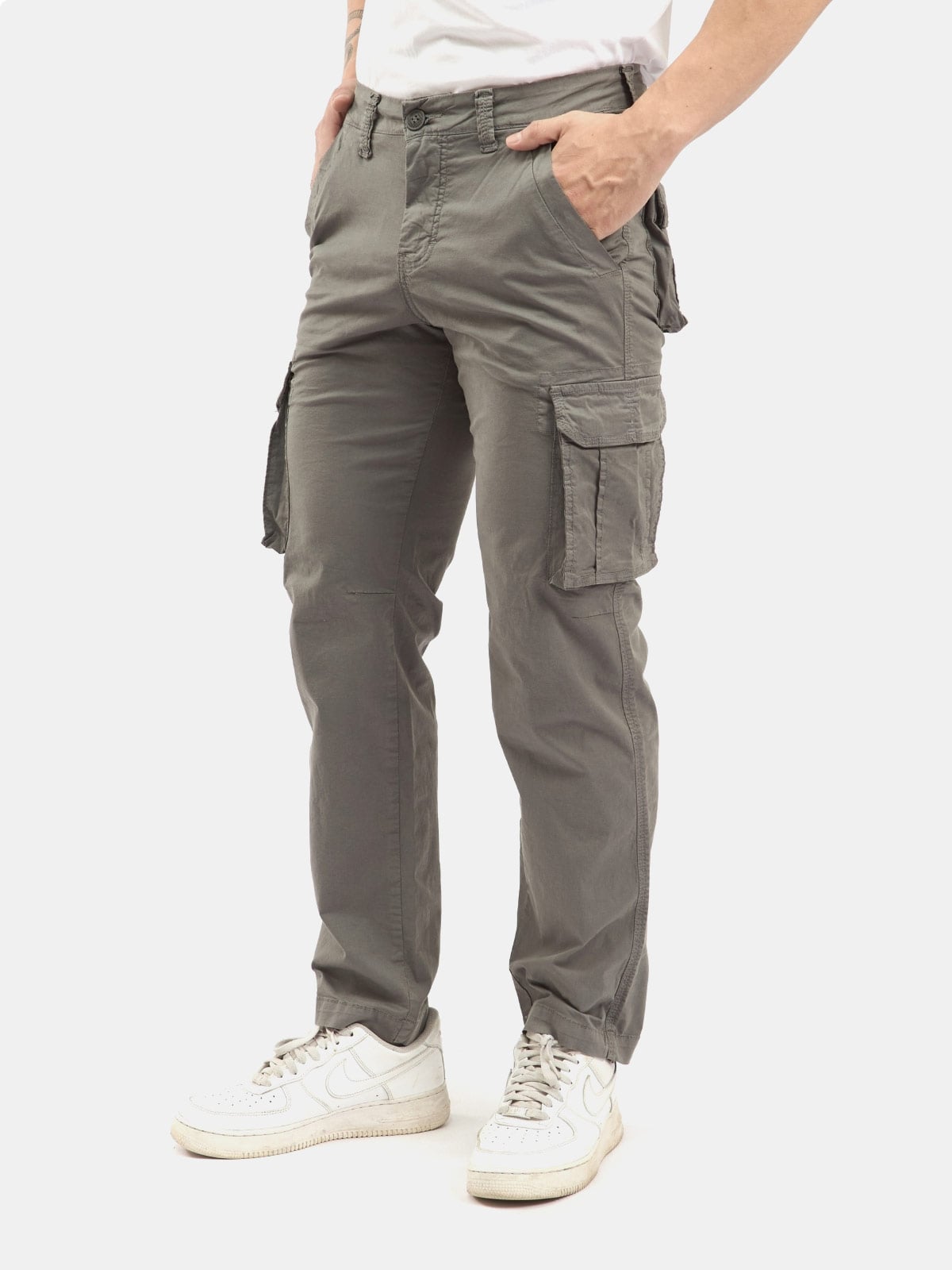PANTALÓN RECTO HOMBRE PARADA 111 CARGO ALGODÓN CLERK - 4