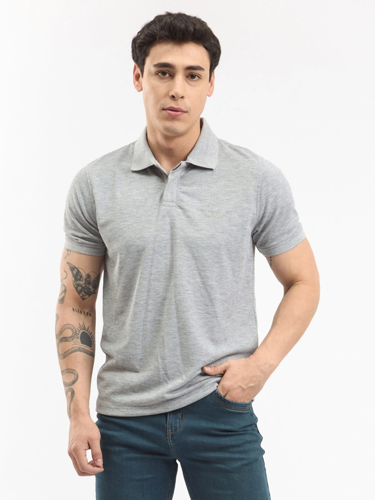 POLO MANGA CORTA HOMBRE PARADA 111 ALGODÓNKYLIAN - 1