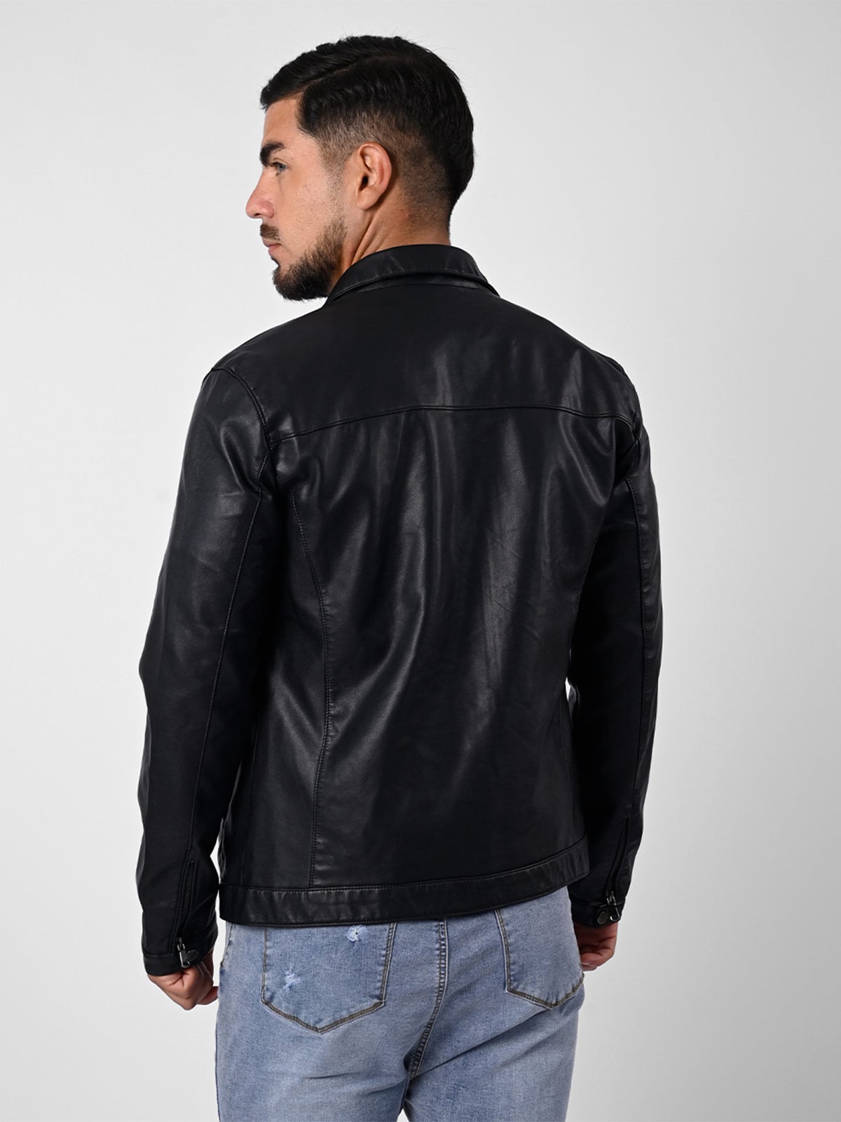 CASACA MANGA LARGA HOMBRE BLACKOUT NEGRO - 2
