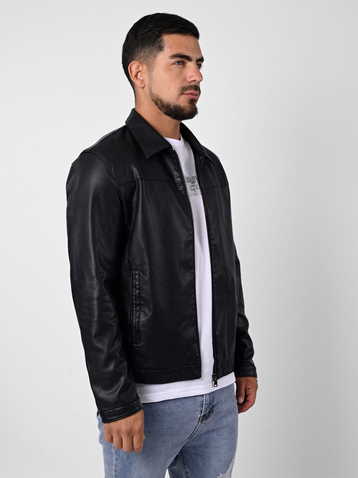 CASACA MANGA LARGA HOMBRE BLACKOUT NEGRO - 3