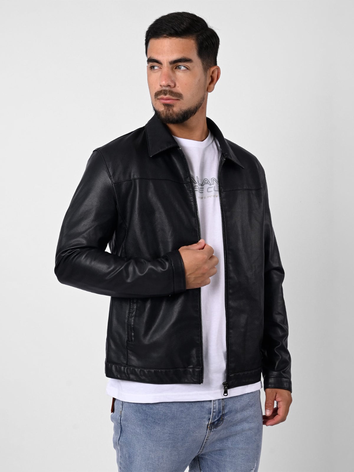CASACA MANGA LARGA HOMBRE BLACKOUT NEGRO - 1
