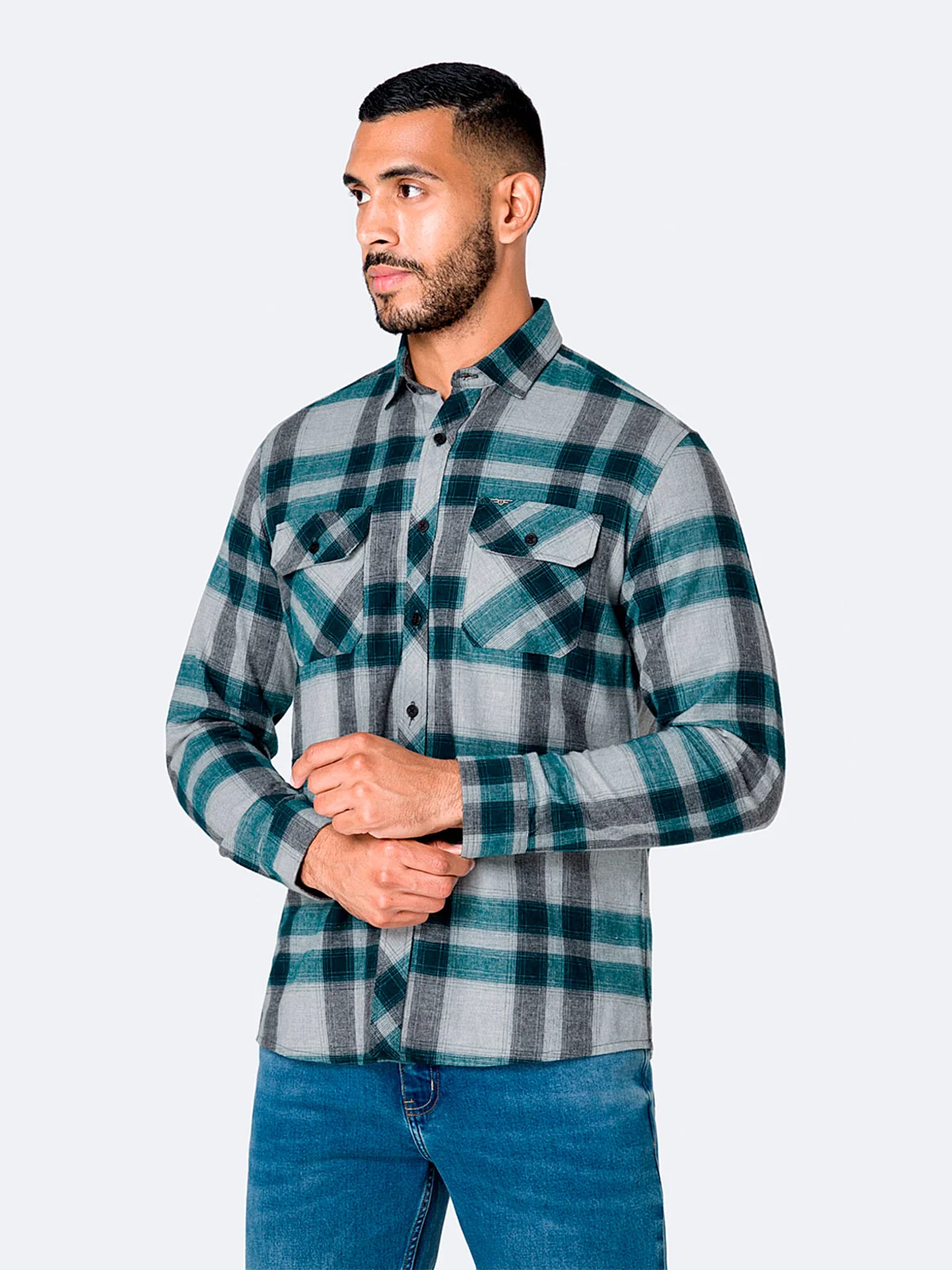 CAMISA MANGA LARGA HOMBRE PIONIER YIAKO - 1