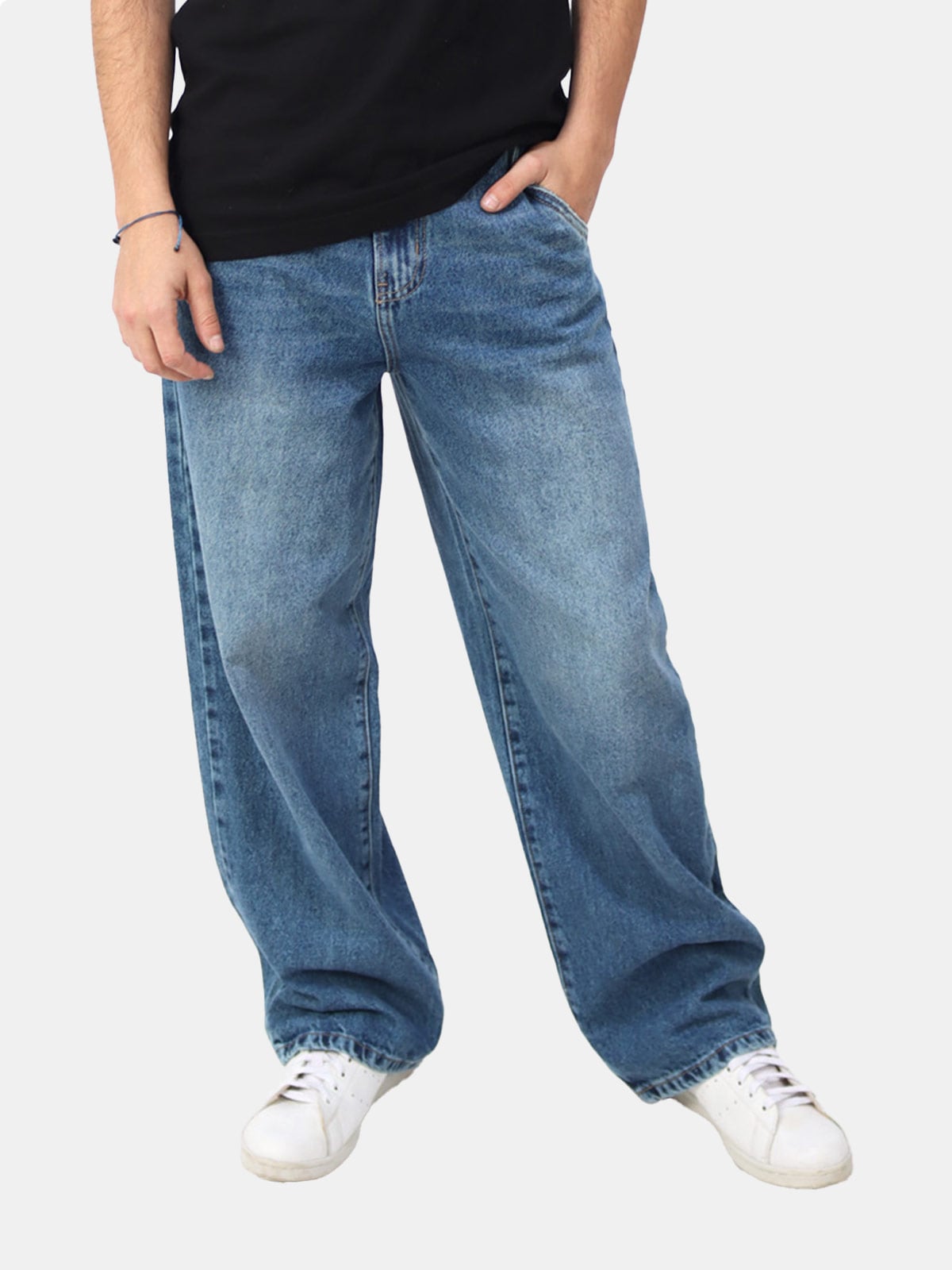 JEAN WIDELEG HOMBRE KAYRA MAN ALGODÓN PIERNA ANCHA ERIC  - 1
