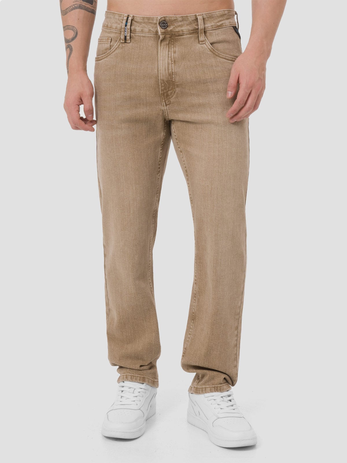PANTALÓN SLIM FIT HOMBRE GZUCK DRILL STRETCH CADERA - 1