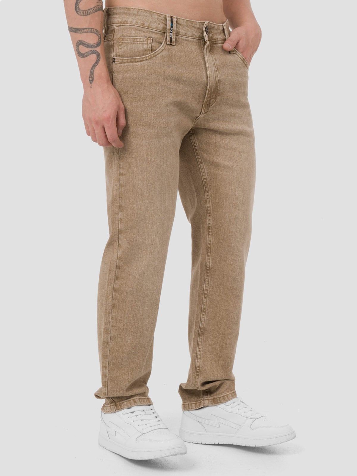 PANTALÓN SLIM FIT HOMBRE GZUCK DRILL STRETCH CADERA - 3