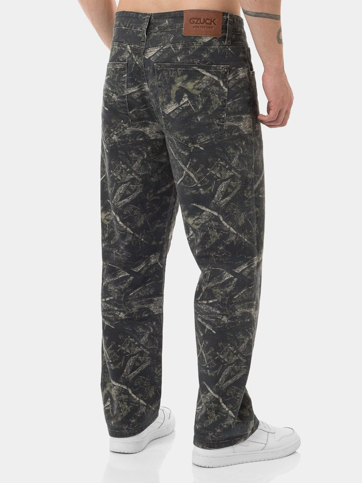 PANTALÓN STRAIGHT FIT HOMBRE GZUCK DRILL STRETCH CADERA - 2