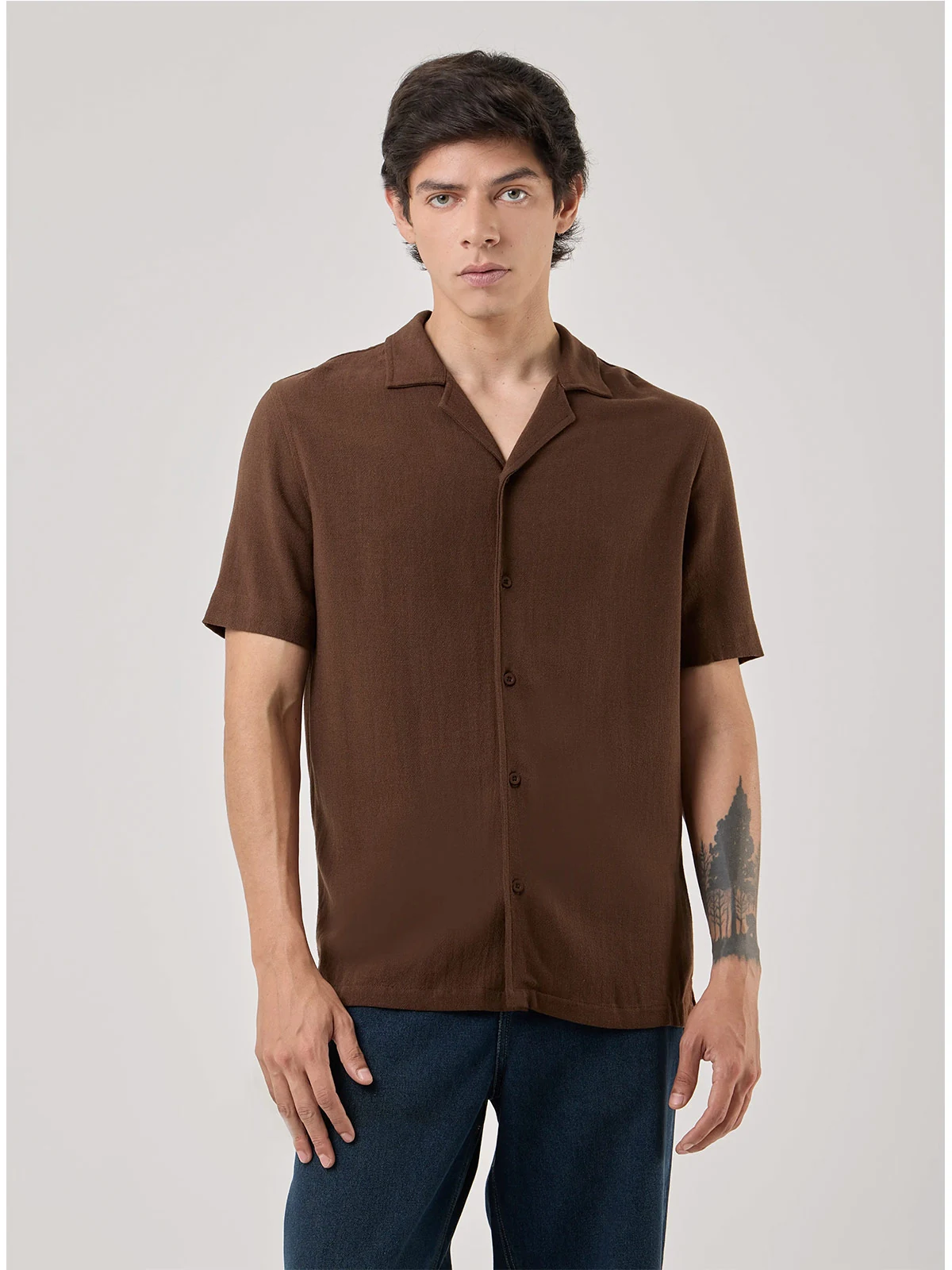 CAMISA MANGA CORTA HOMBRE BARBADOS - 1