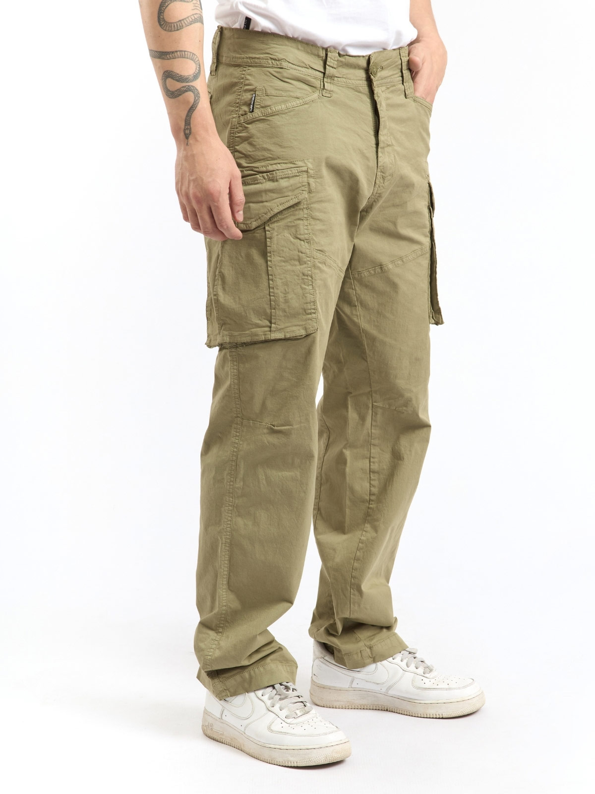 PANTALÓN RECTO HOMBRE PARADA 111 CARGO ALGODÓN AXEL - 3