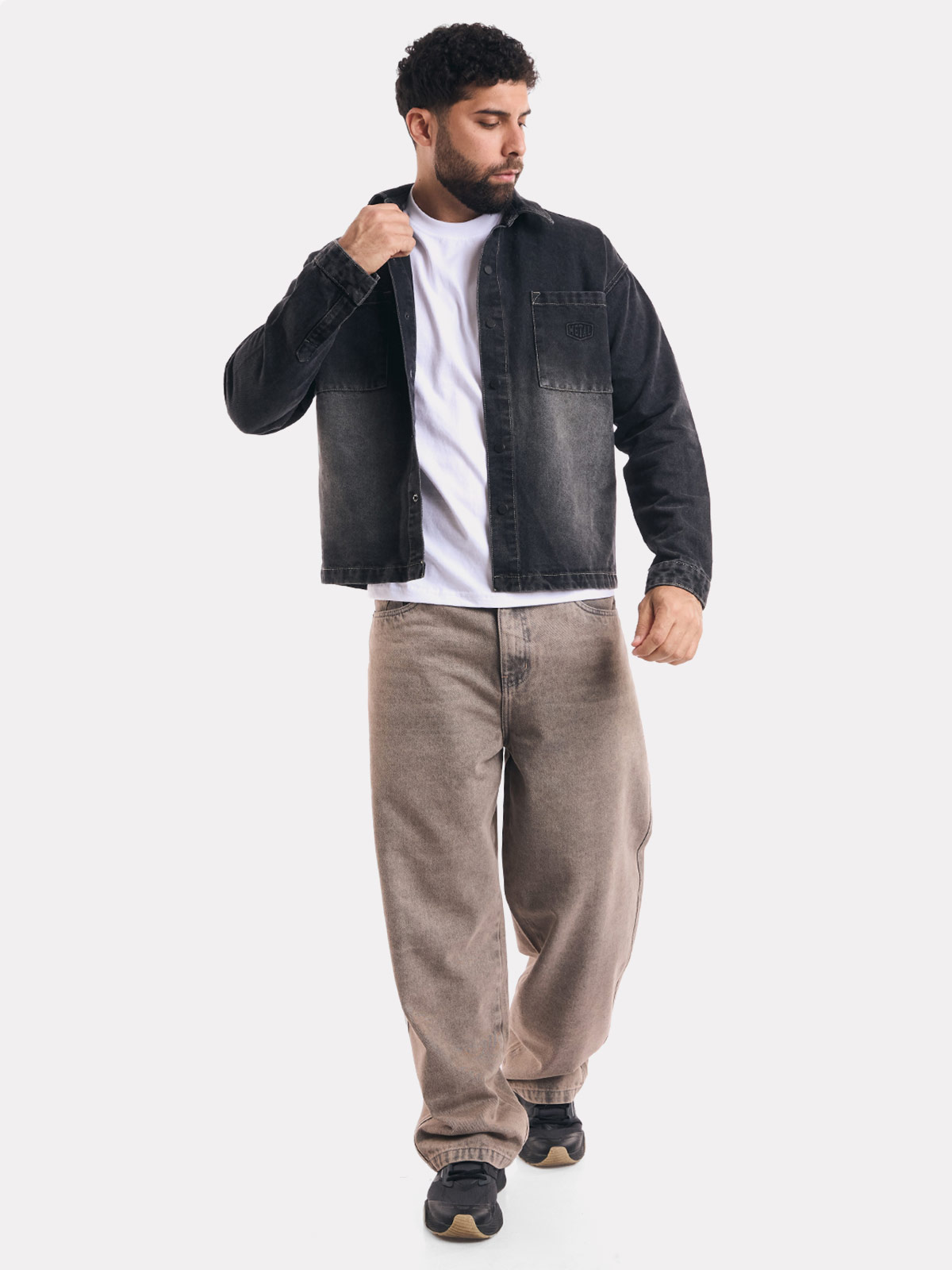 CASACA BOXY FIT MANGA LARGA HOMBRE METAL JEANS SUNSET - 3