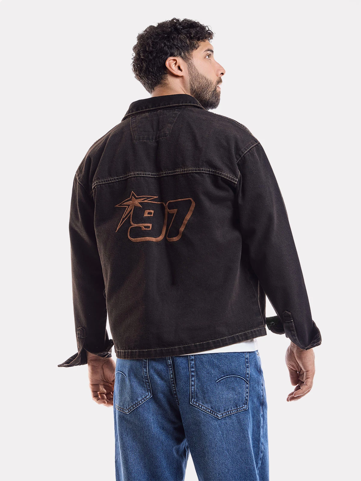 CASACA BOXY FIT MANGA LARGA HOMBRE METAL JEANS GARY - 2