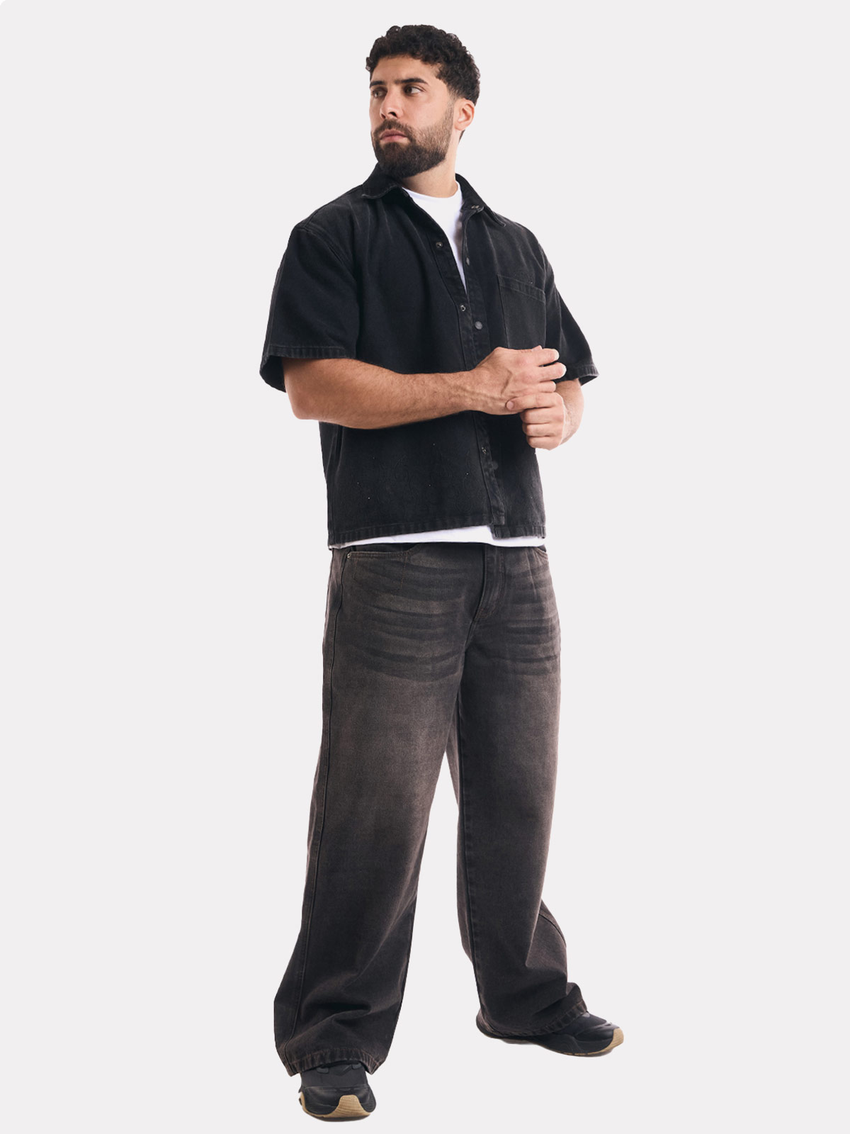 CAMISA MANGA CORTA BOXY FIT HOMBRE METAL JEANS LEX - 5