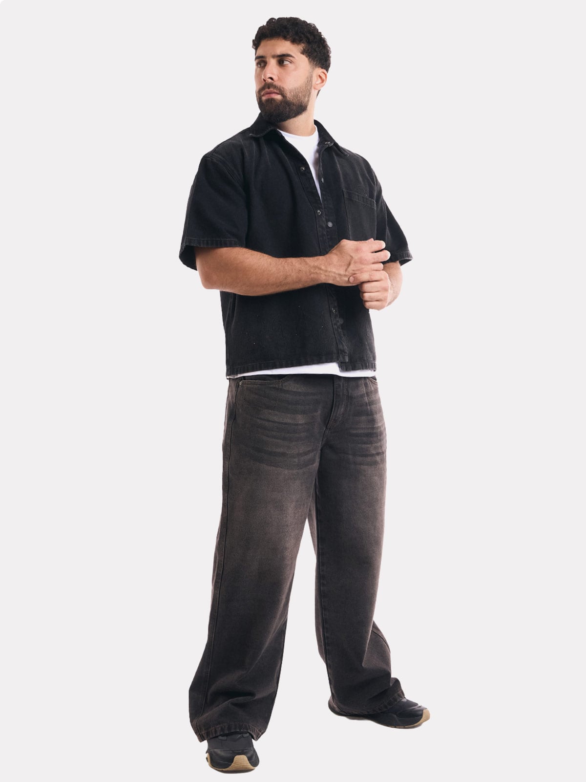 CAMISA MANGA CORTA BOXY FIT HOMBRE METAL JEANS LEX - 5