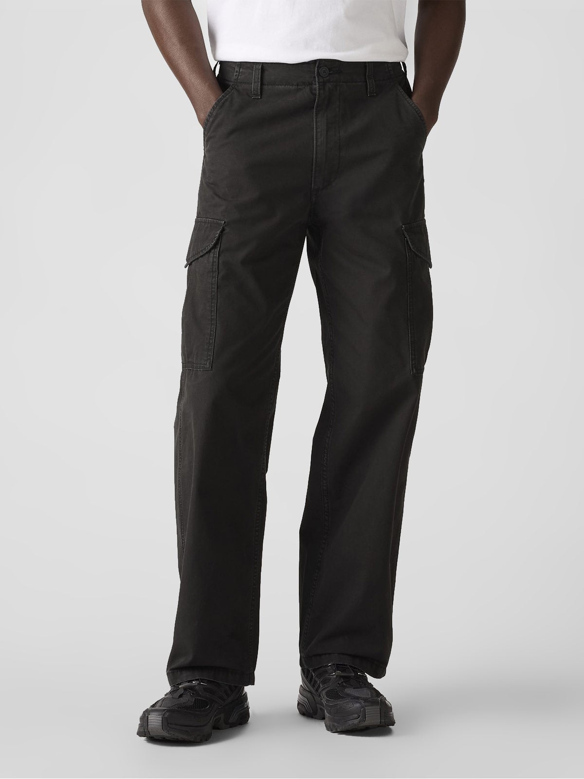 JEANS ALGODÓN CARGO BAGGY HOMBRE LEVIS NEGRO - 2