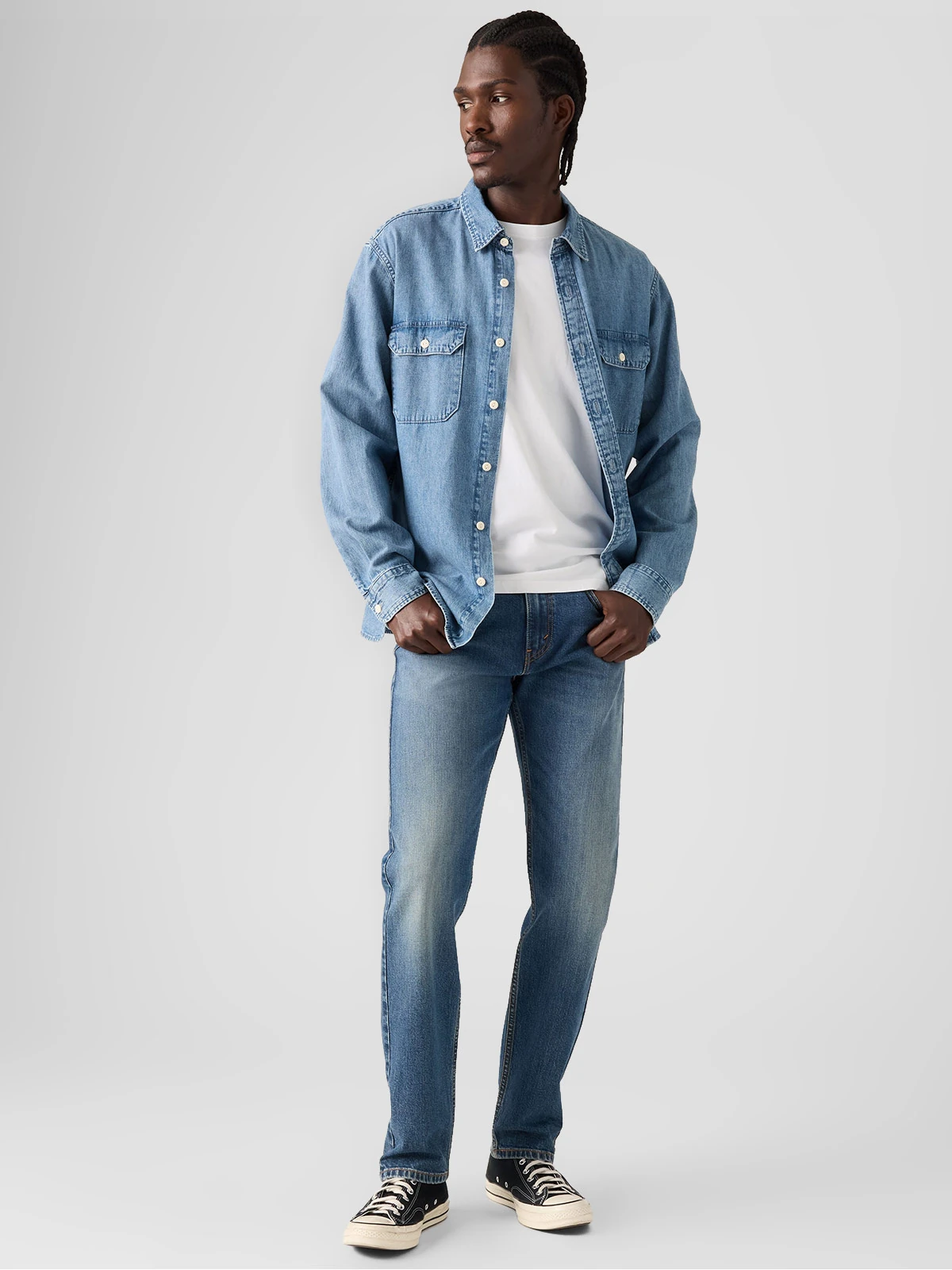 JEANS ALGODÓN HOMBRE LEVIS 502 TAPER - 1