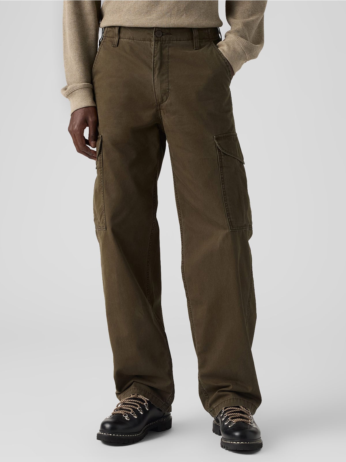 JEAN ALGODÓN CARGO BAGGY HOMBRE LEVIS MARRÓN - 3