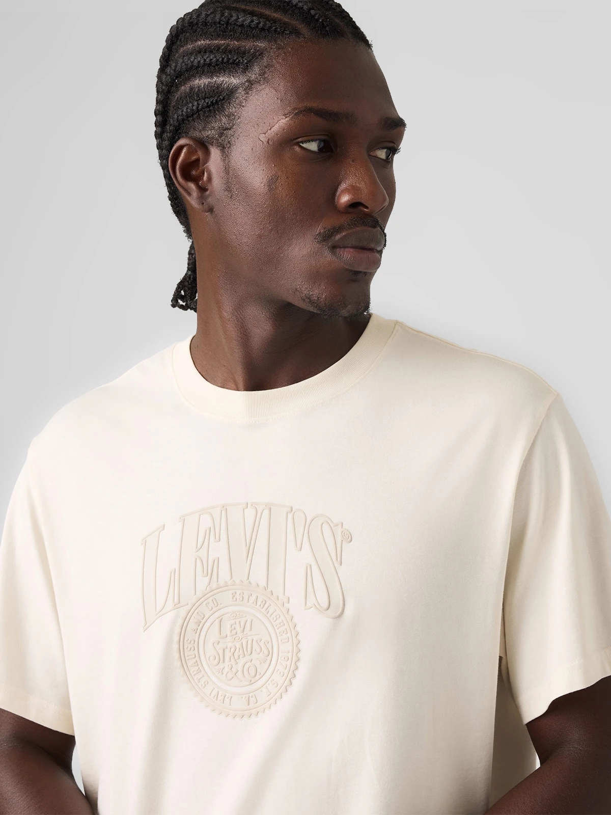 POLO MANGA CORTA ALGODÓN HOMBRE LEVIS CREMA - 4
