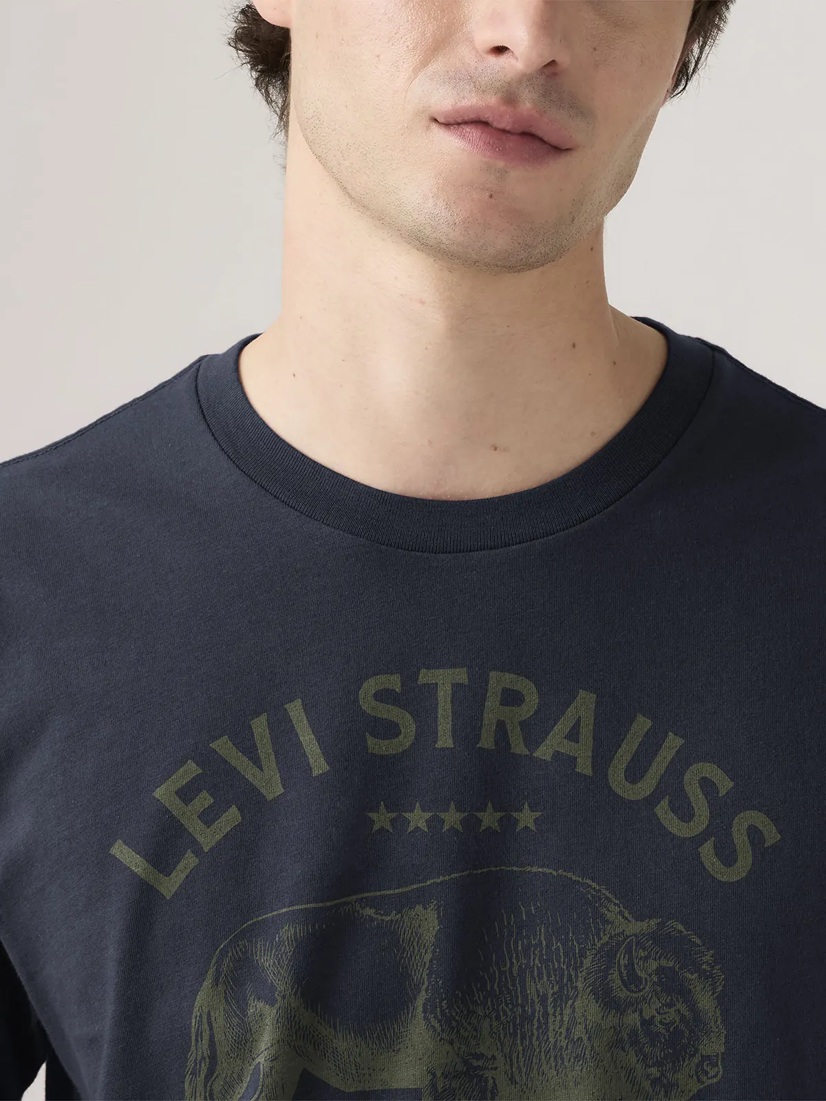 POLO MANGA CORTA HOMBRE LEVI'S GRAPHIC CREWNECK TEE ALGODÓN - 3