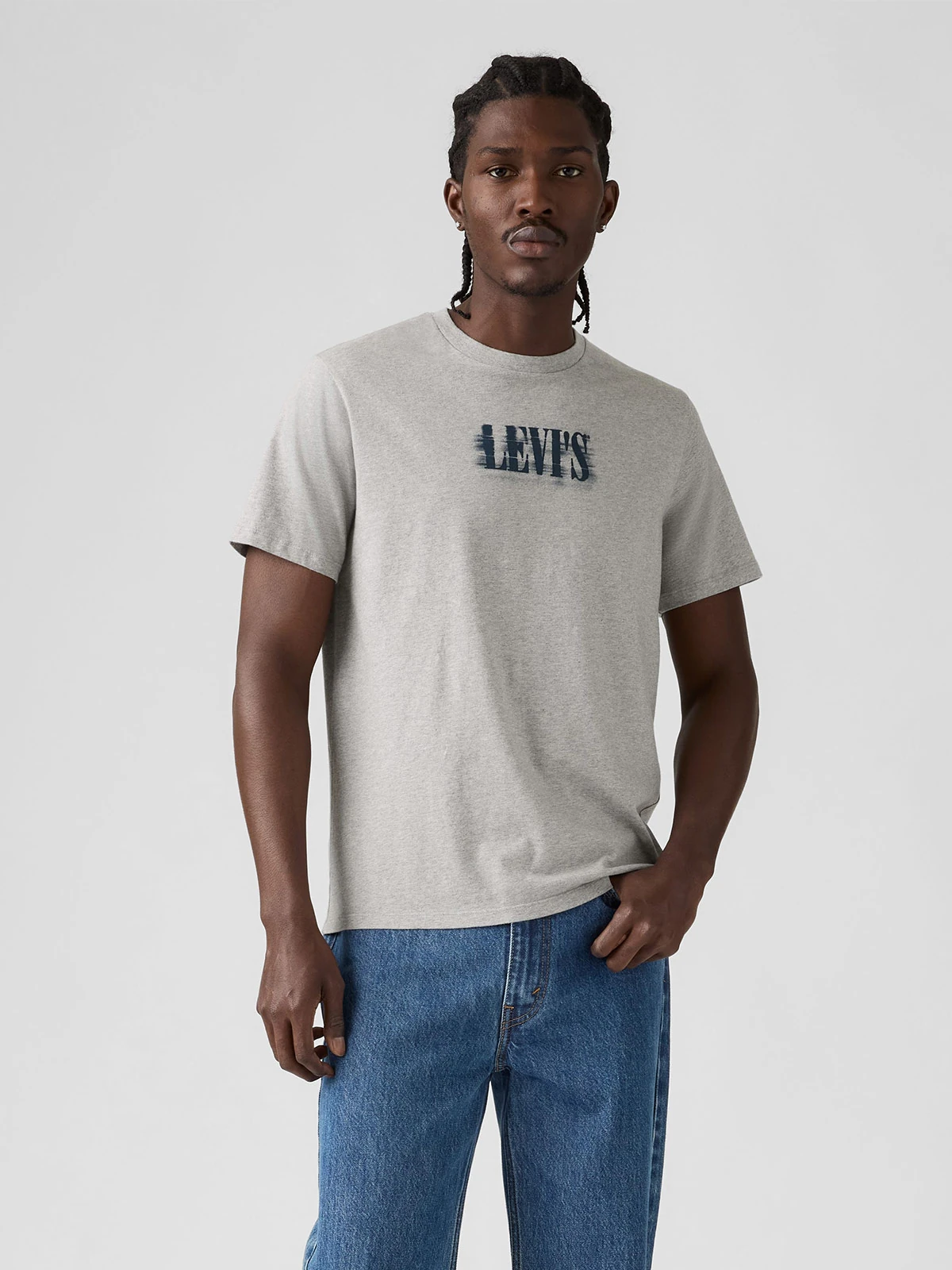 POLO MANGA CORTA ALGODÓN HOMBRE LEVIS GRIS - 1