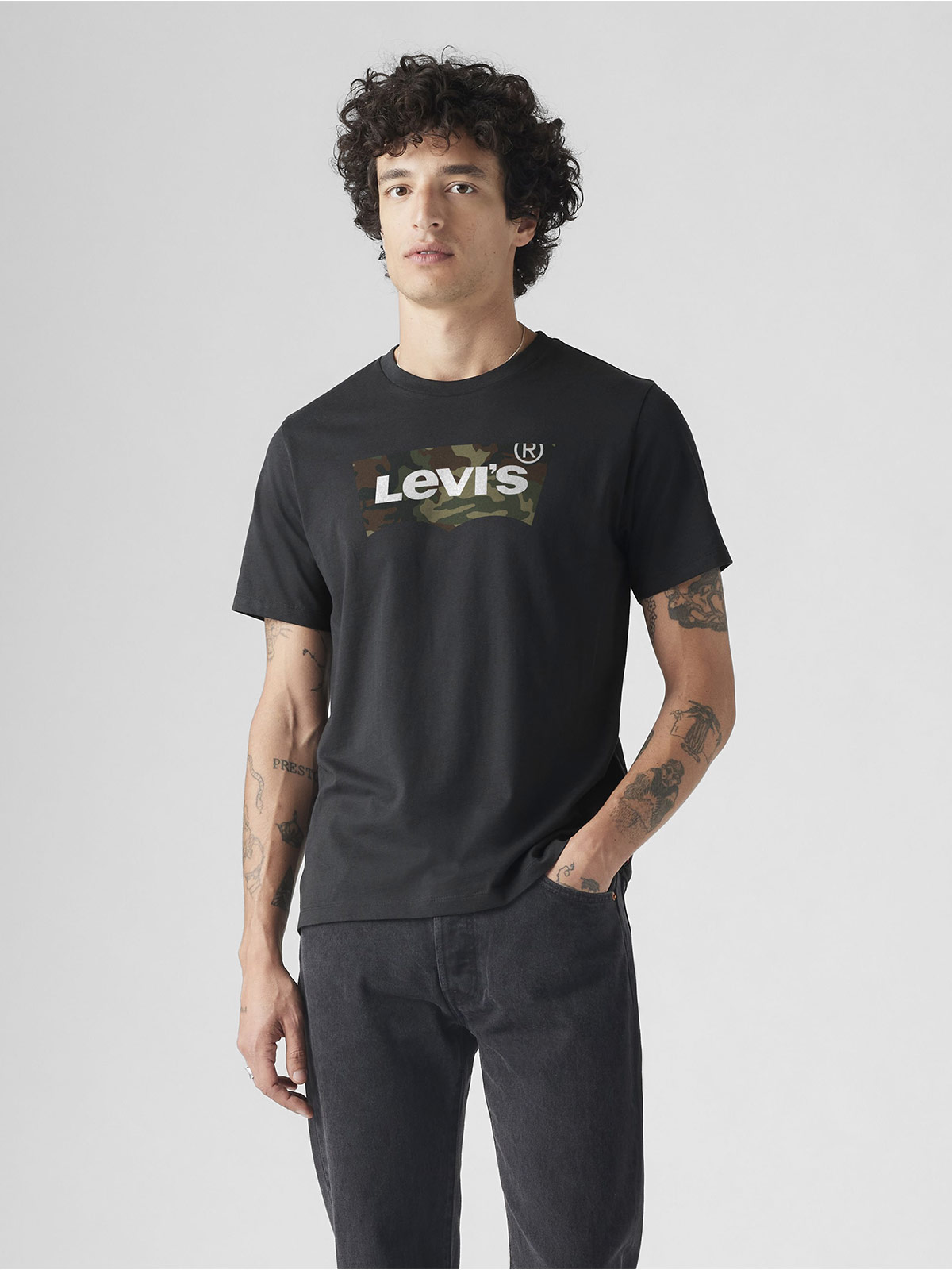 POLO MANGA CORTA HOMBRE LEVI'S GRAPHIC CREWNECK TEE ALGODÓN - 1
