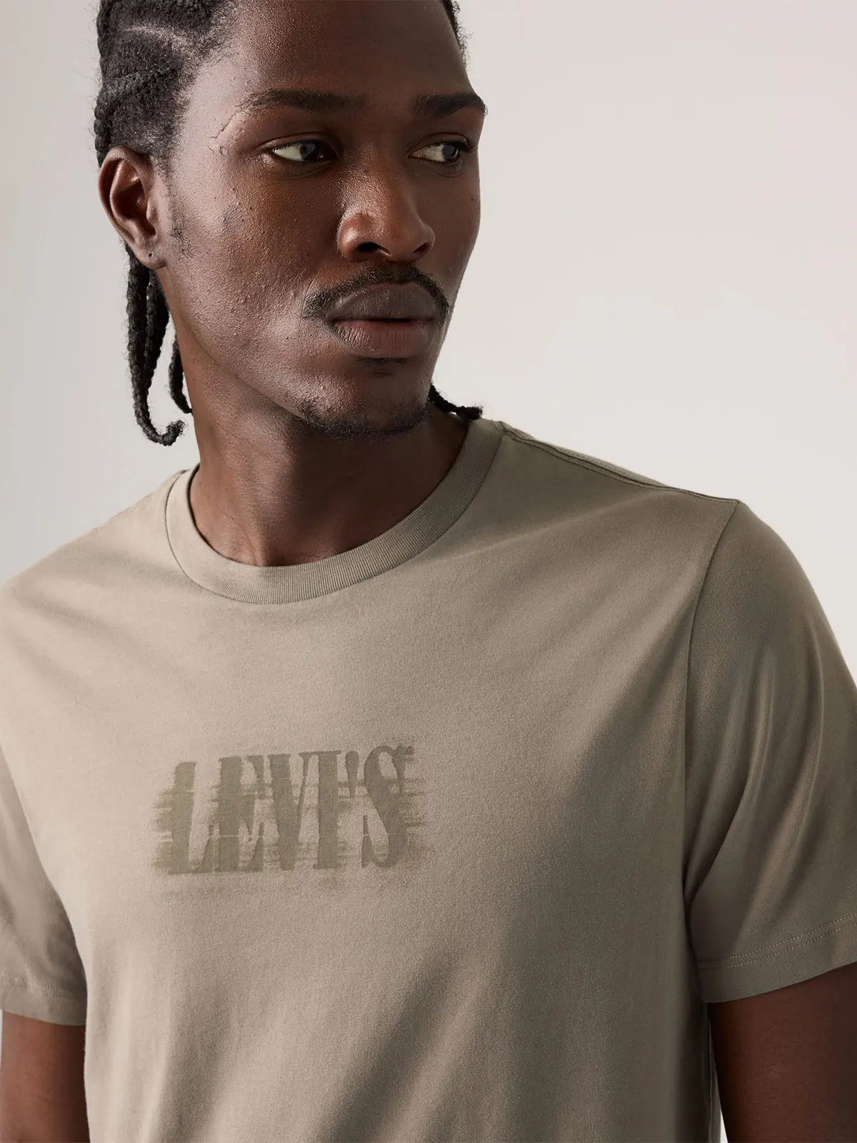 POLO MANGA CORTA ALGODÓN HOMBRE LEVIS MARRÓN GRAPHIC CREWNECK - 4