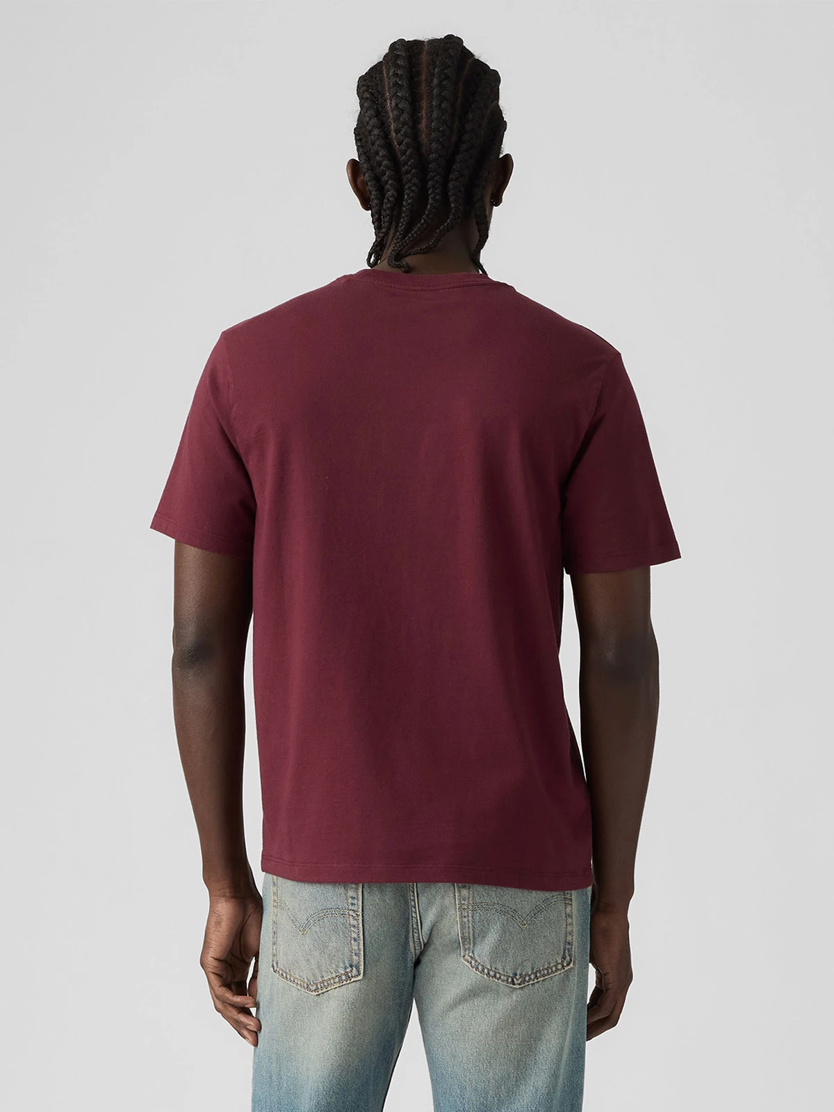 POLO MANGA CORTA ALGODÓN HOMBRE LEVIS BURDEO GRAPHIC CREWNECK - 2