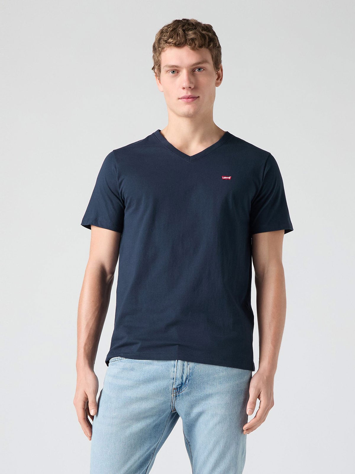 POLO MANGA CORTA ALGODÓN HOMBRE LEVIS AZUL - 1