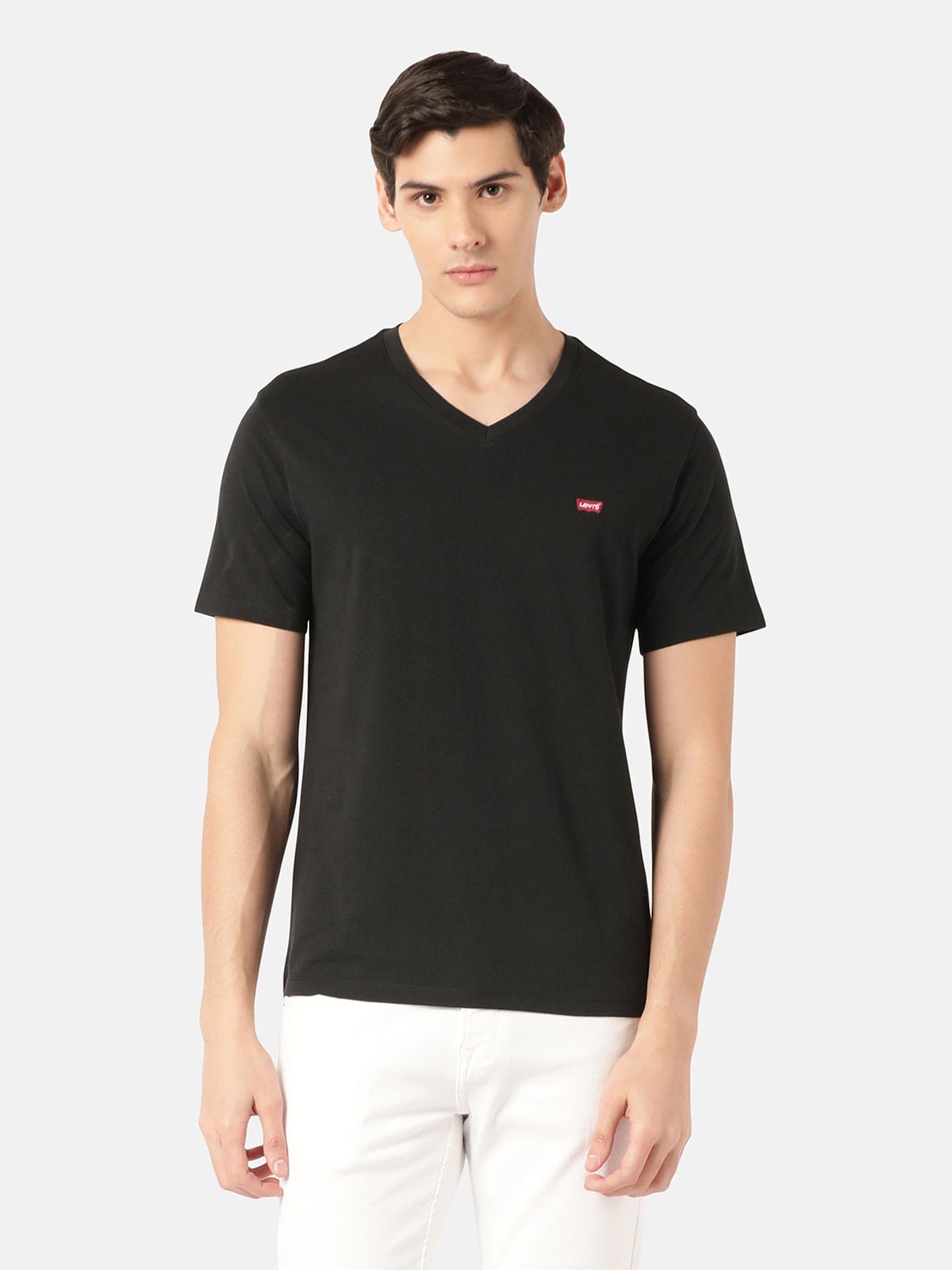POLO MANGA CORTA ALGODÓN HOMBRE LEVIS NEGRO - 1