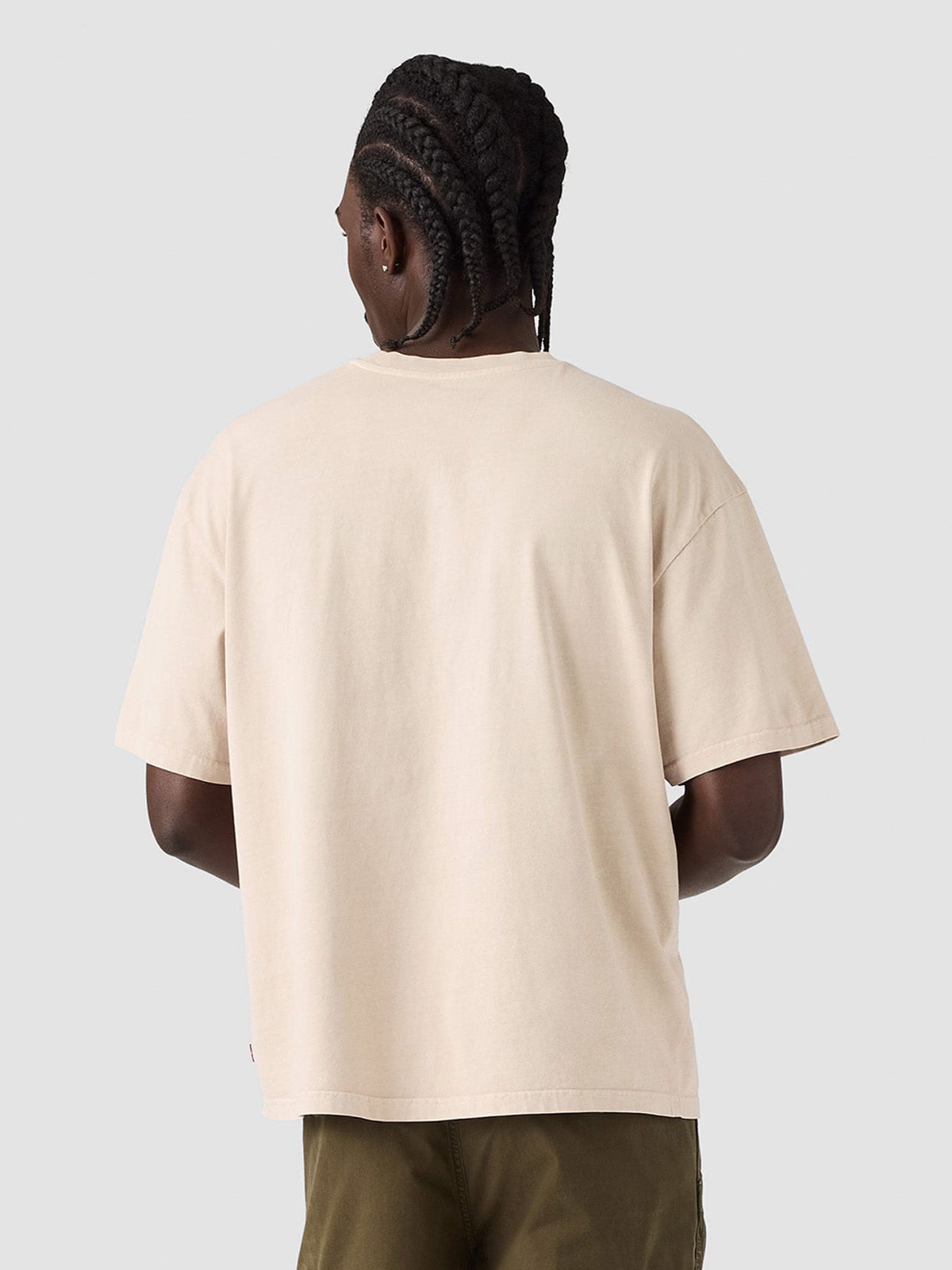 POLO MANGA CORTA ALGODÓN HOMBRE LEVIS CREMA BOXY - 2