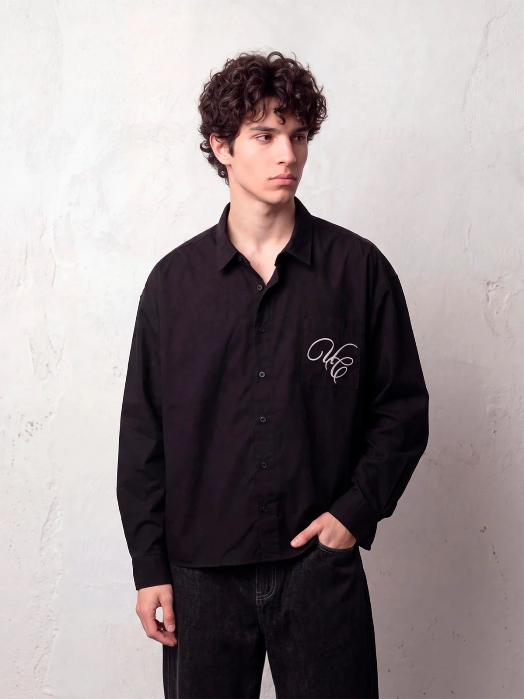 CAMISA MANGA LARGA INDEX HOMBRE BOXY - 1
