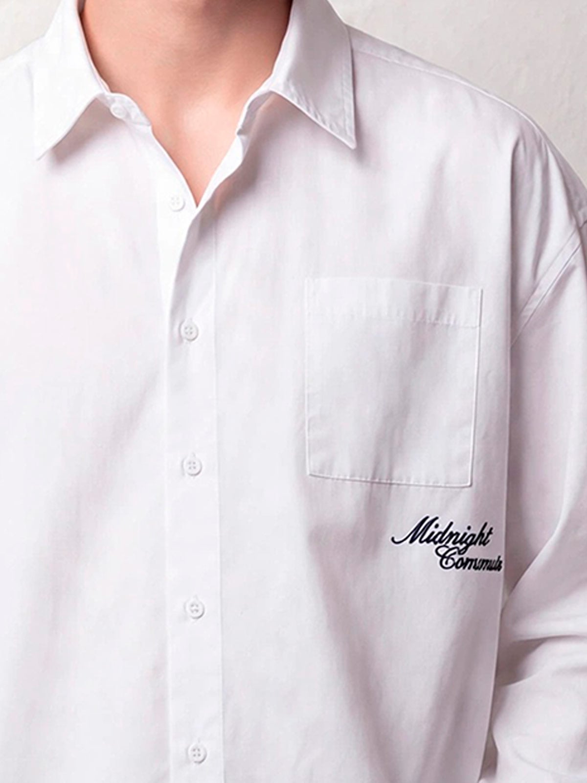 CAMISA MANGA LARGA ALGODÓN HOMBRE INDEX NIGHT BOXY FIT - 5