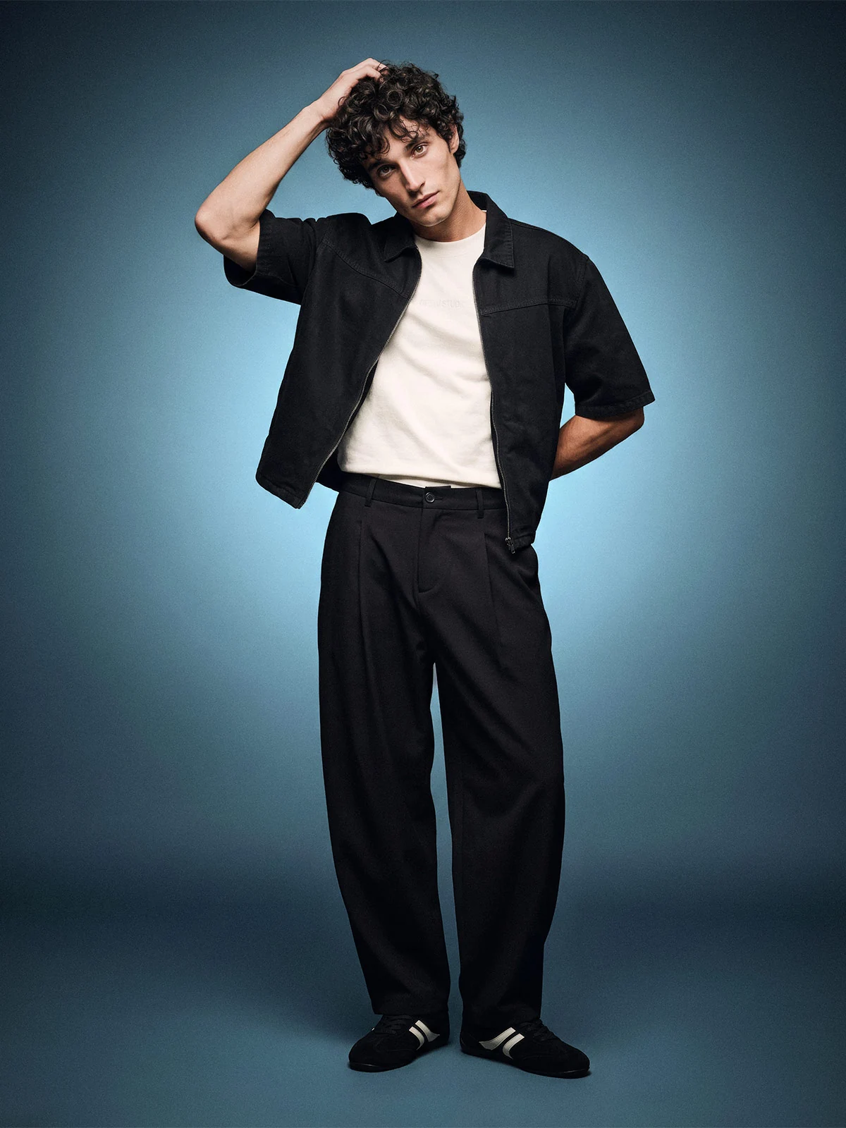 PANTALÓN BARREL FIT HOMBRE INDEX NIGHT - 1