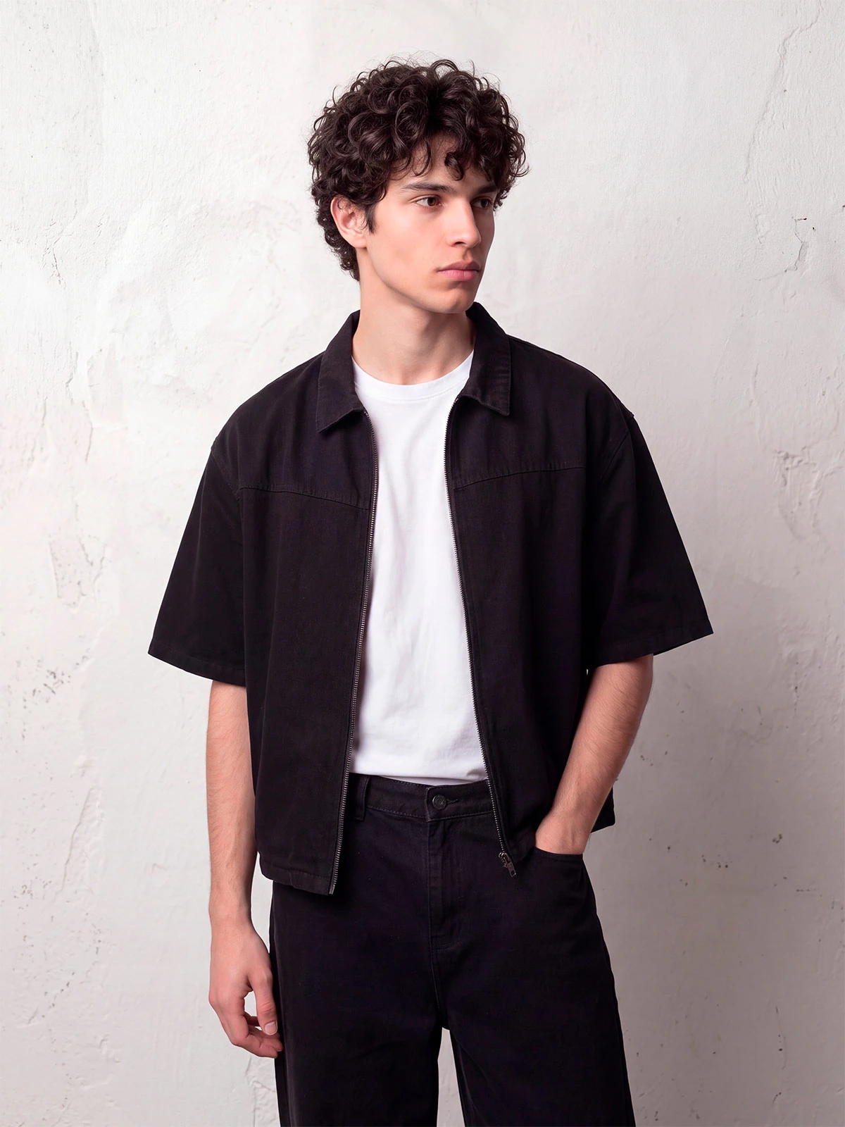 CAMISA MANGA CORTA ALGODÓN HOMBRE INDEX NIGHT RECTO FIT - 2
