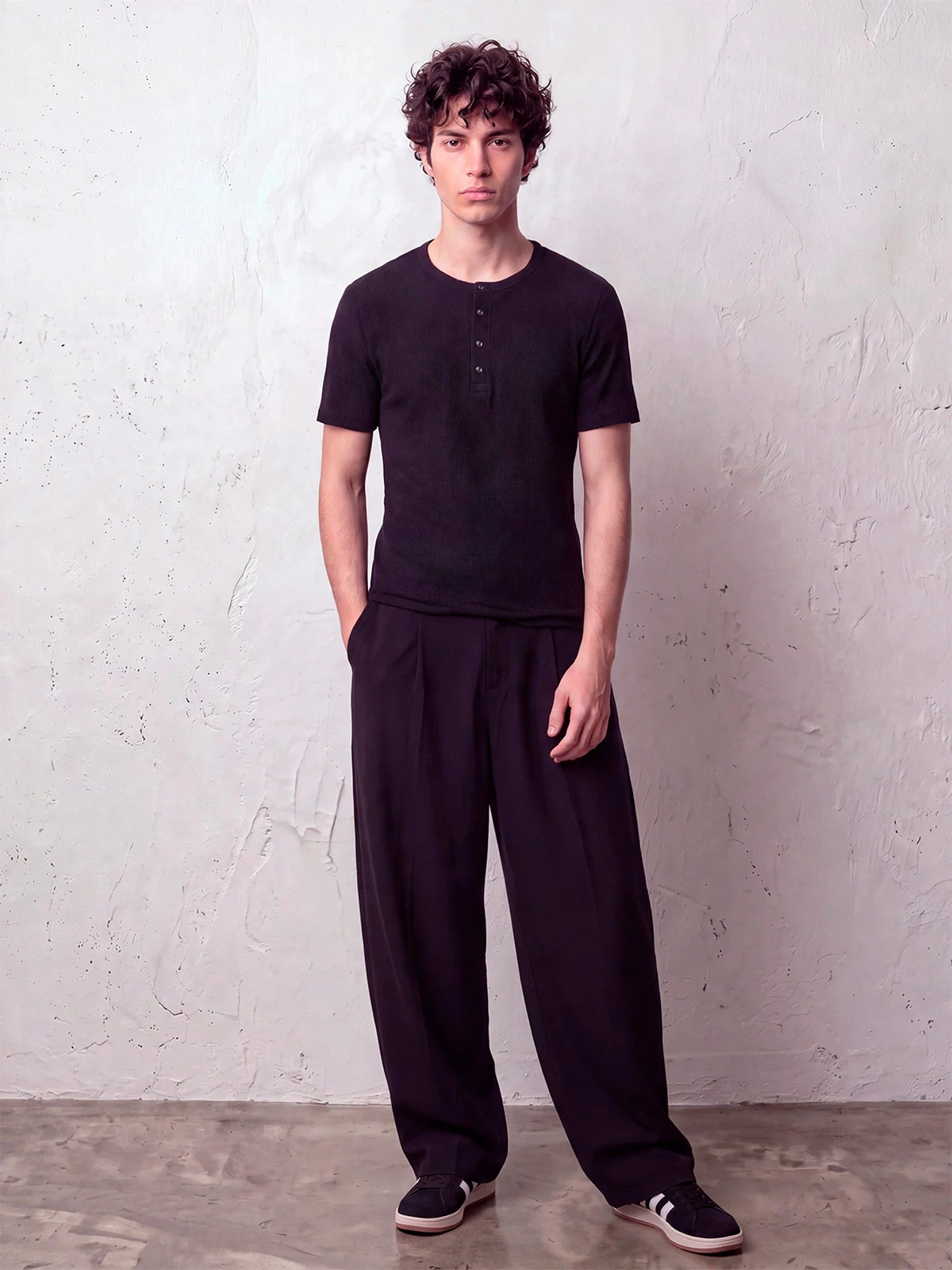 POLO MANGA CORTA HOMBRE INDEX NIGHT BOXY FIT - 4