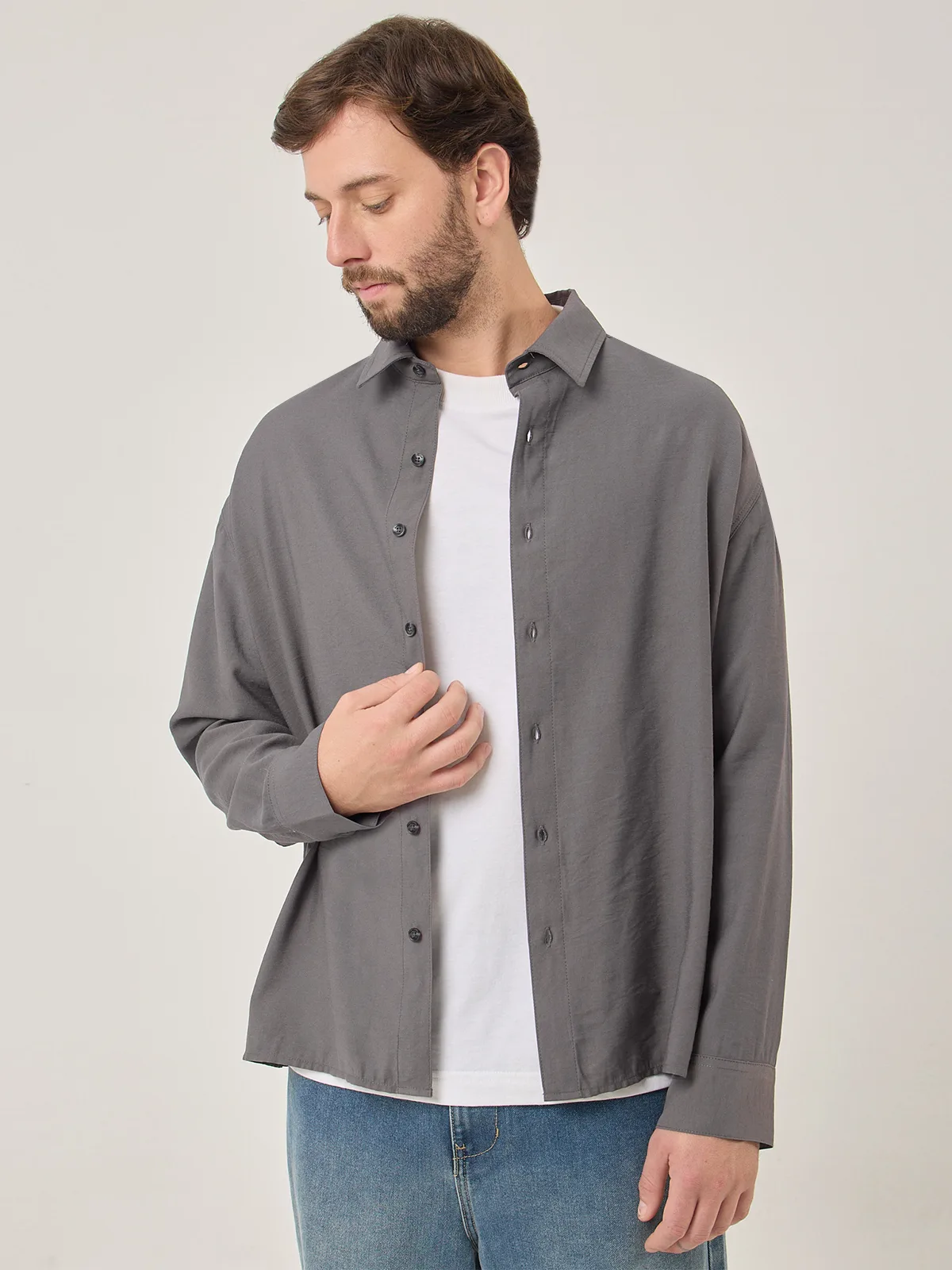 CAMISA MANGA LARGA HOMBRE BARBADOS - 1