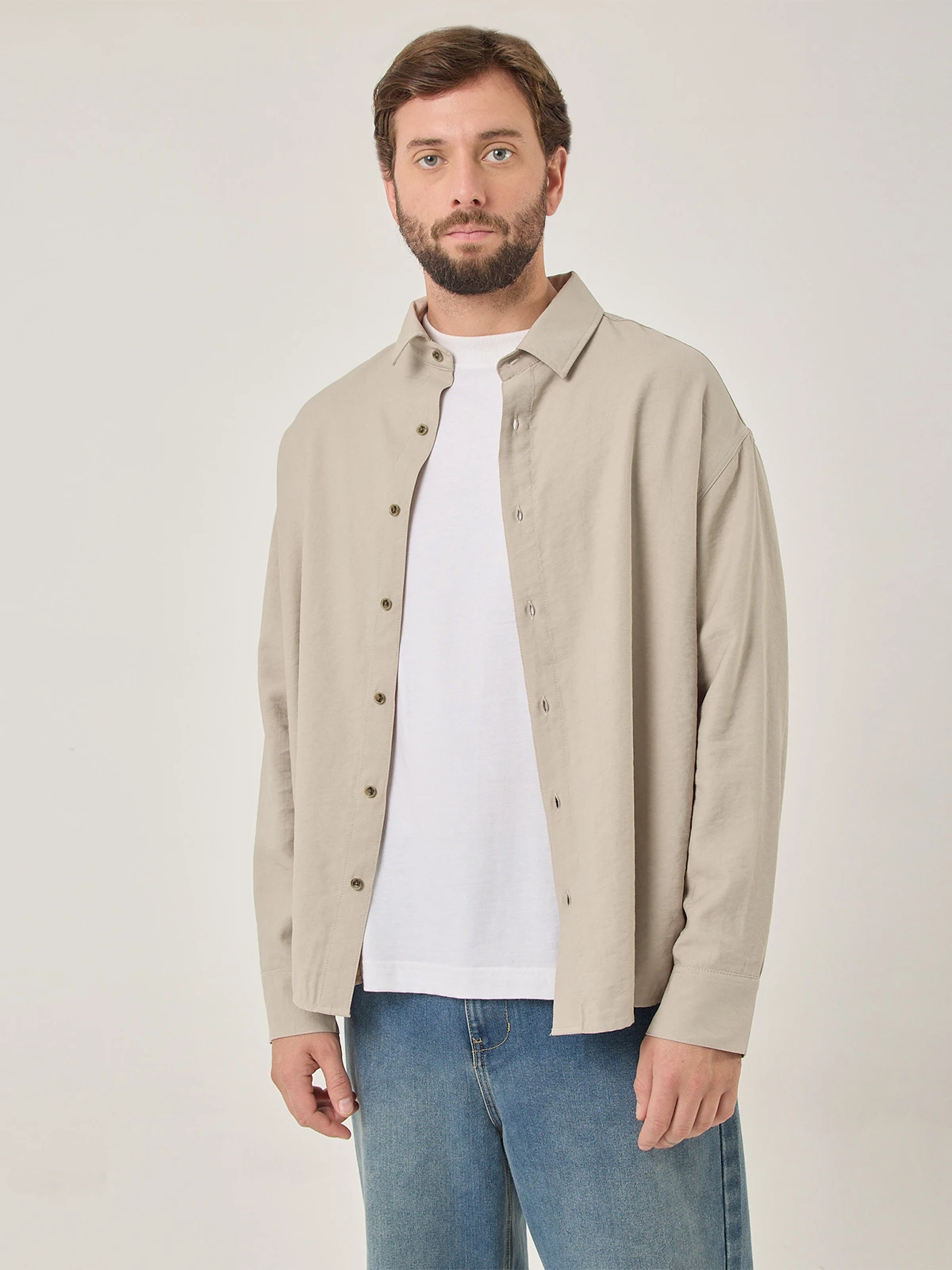 CAMISA MANGA LARGA HOMBRE BARBADOS - 1