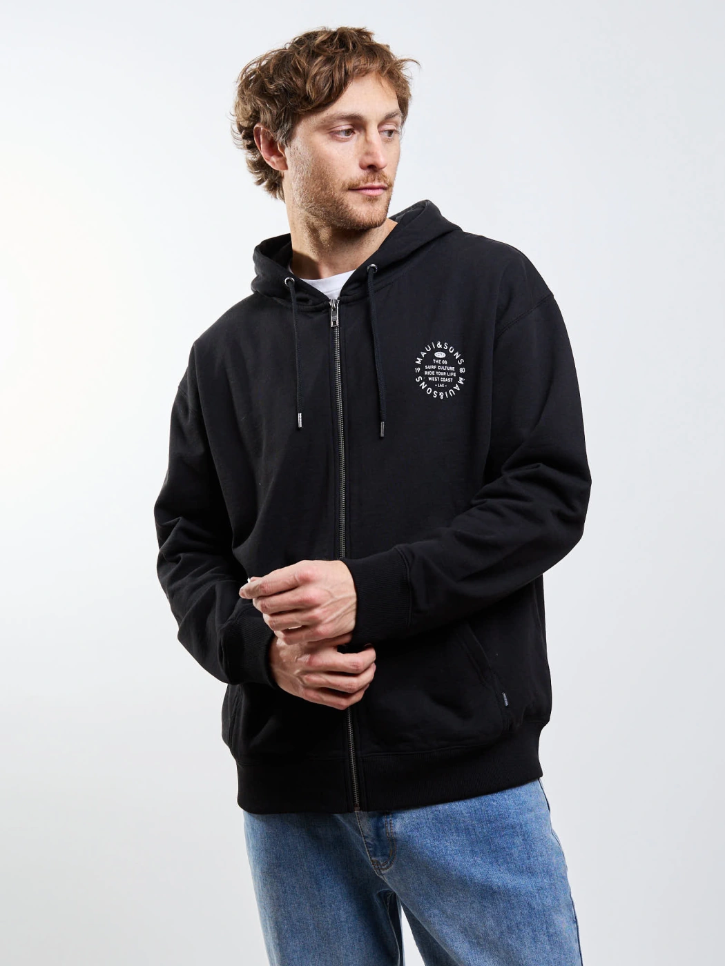 POLERA HOMBRE MAUI AND SONS FULLZIPPER 5O558 - 1