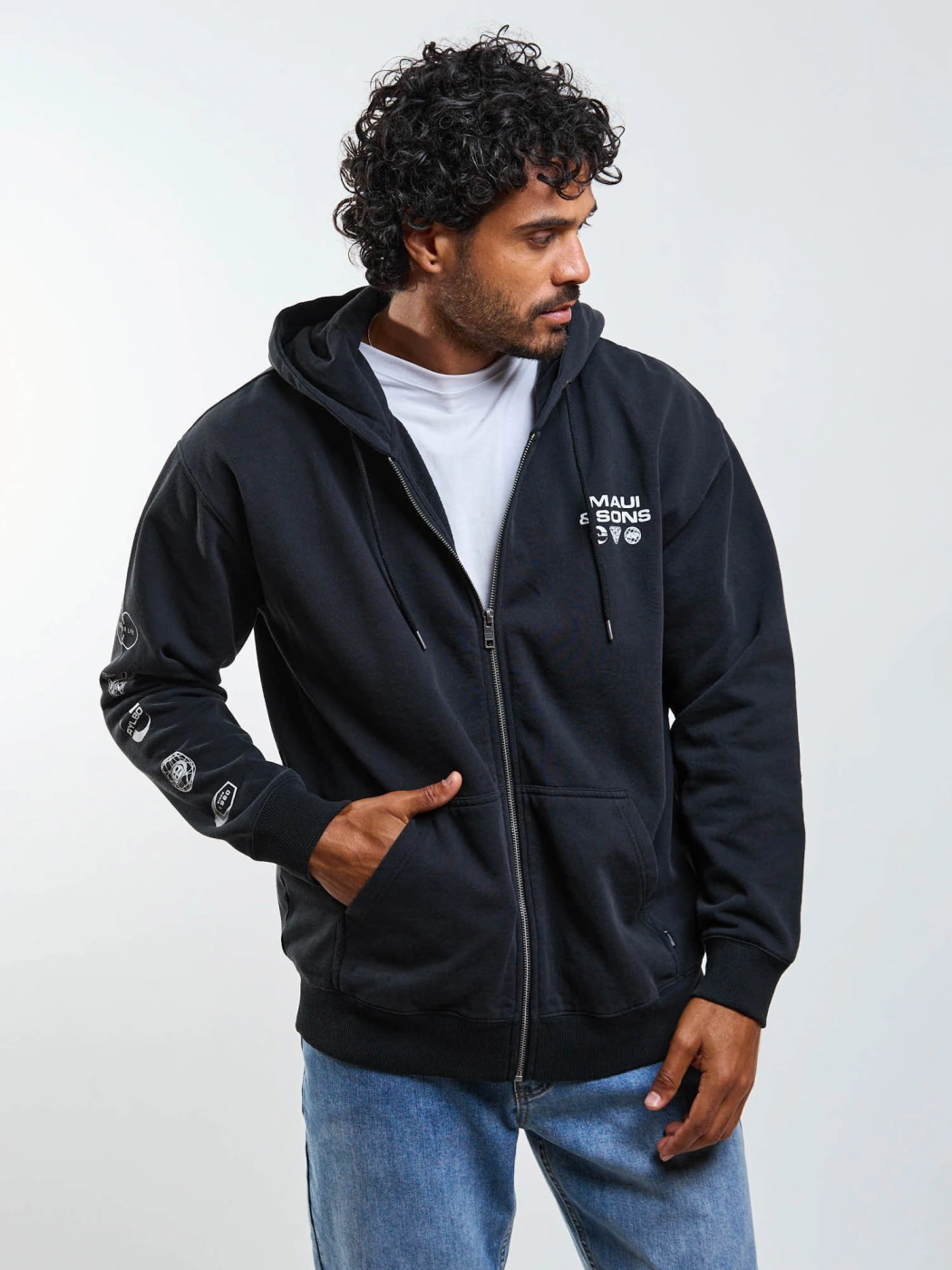POLERA HOMBRE MAUI AND SONS FULLZIPPER 5O557 - 1