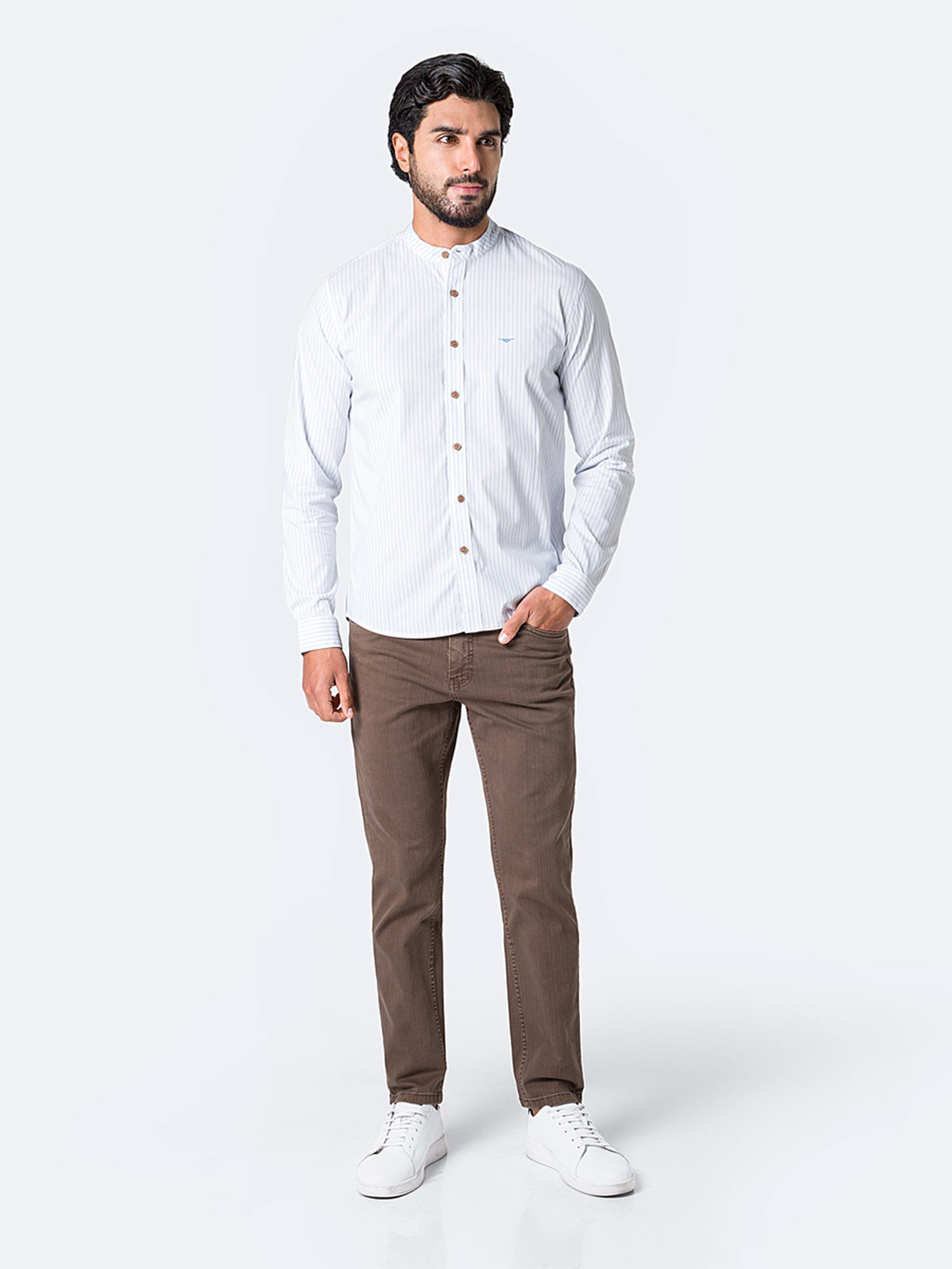CAMISA MANGA LARGA HOMBRE PIONIER SLIM FIT - 4